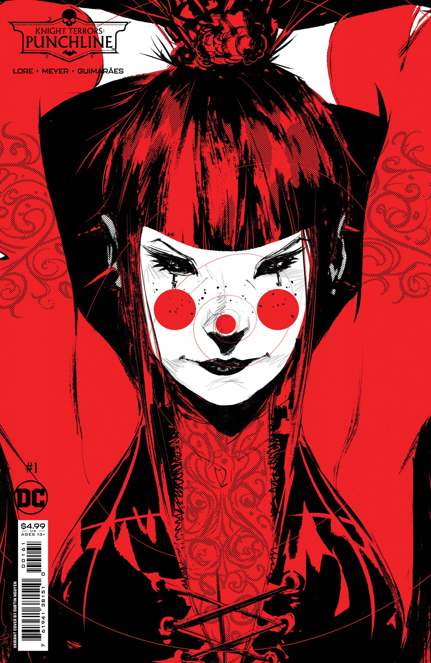 Knight Terrors Punchline #1 (Of 2) D Dustin Nguyen Midnight Card Stock Variant (07/18/2023) Dc