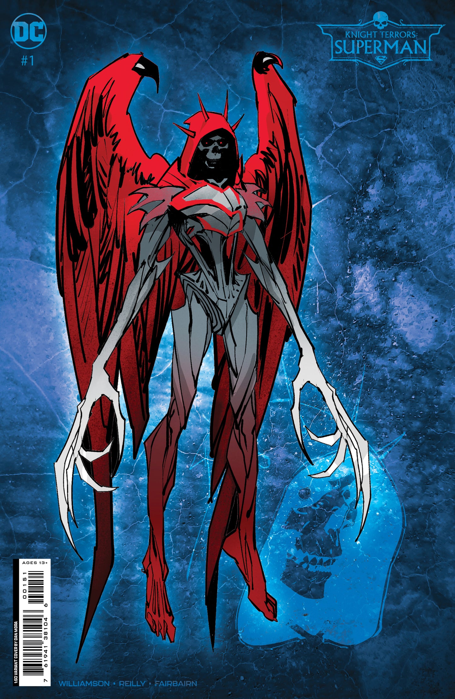 Knight Terrors Superman #1 (Of 2) F 1:50 Dan Mora Design Card Stock Variant (07/18/2023) Dc - Golden Apple Comics