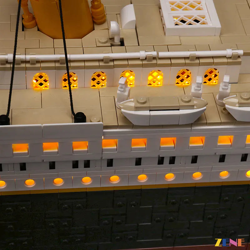 LEGO Titanic ship #10294 (Smoke Module) Light Kit