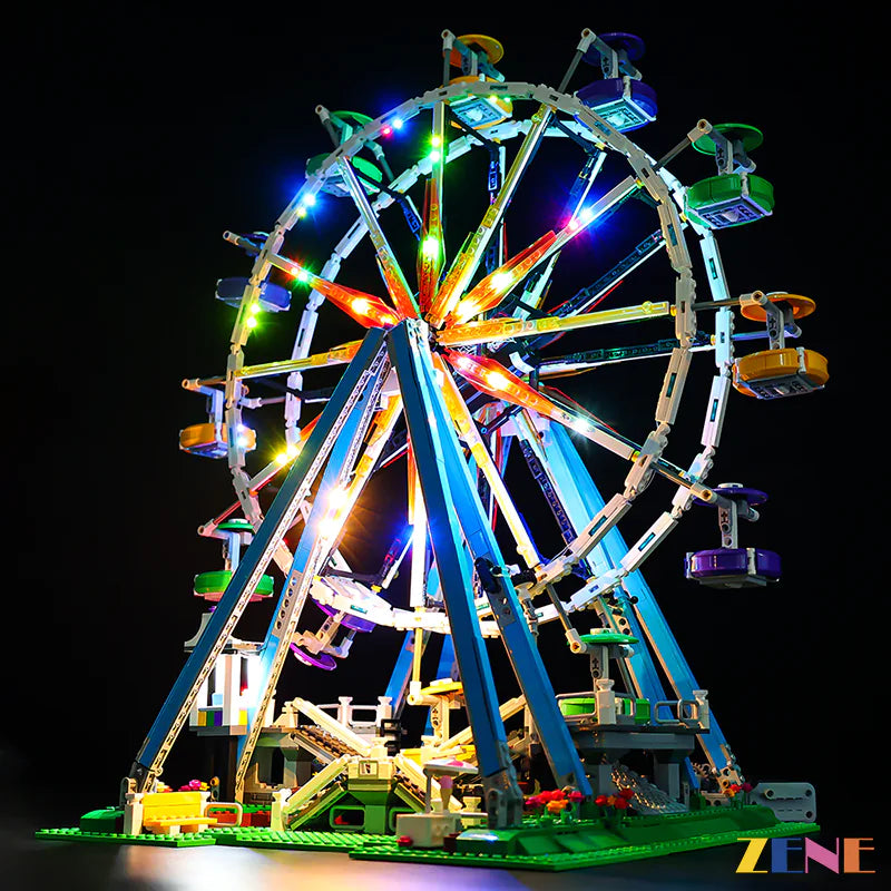 Light Kit for LEGO Ferris Wheel #10247 (Ver. 2)
