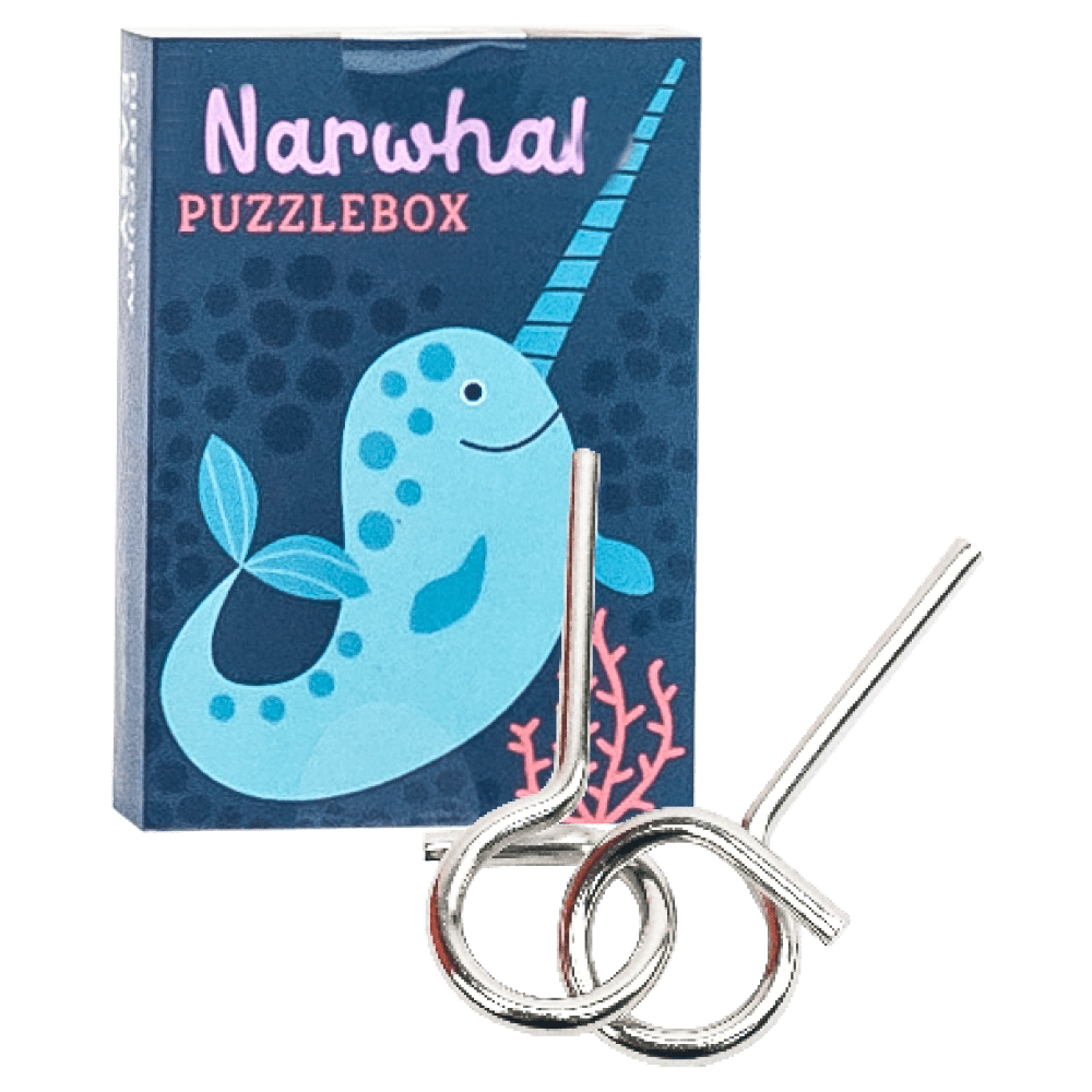 Matchbox Puzzle Box - Narwhal