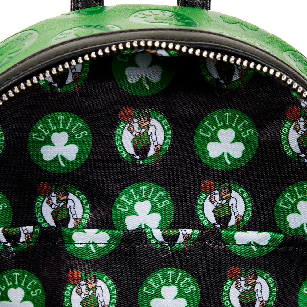 Loungefly: NBA Boston Celtics Debossed Logo Mini Backpack - Golden Apple Comics
