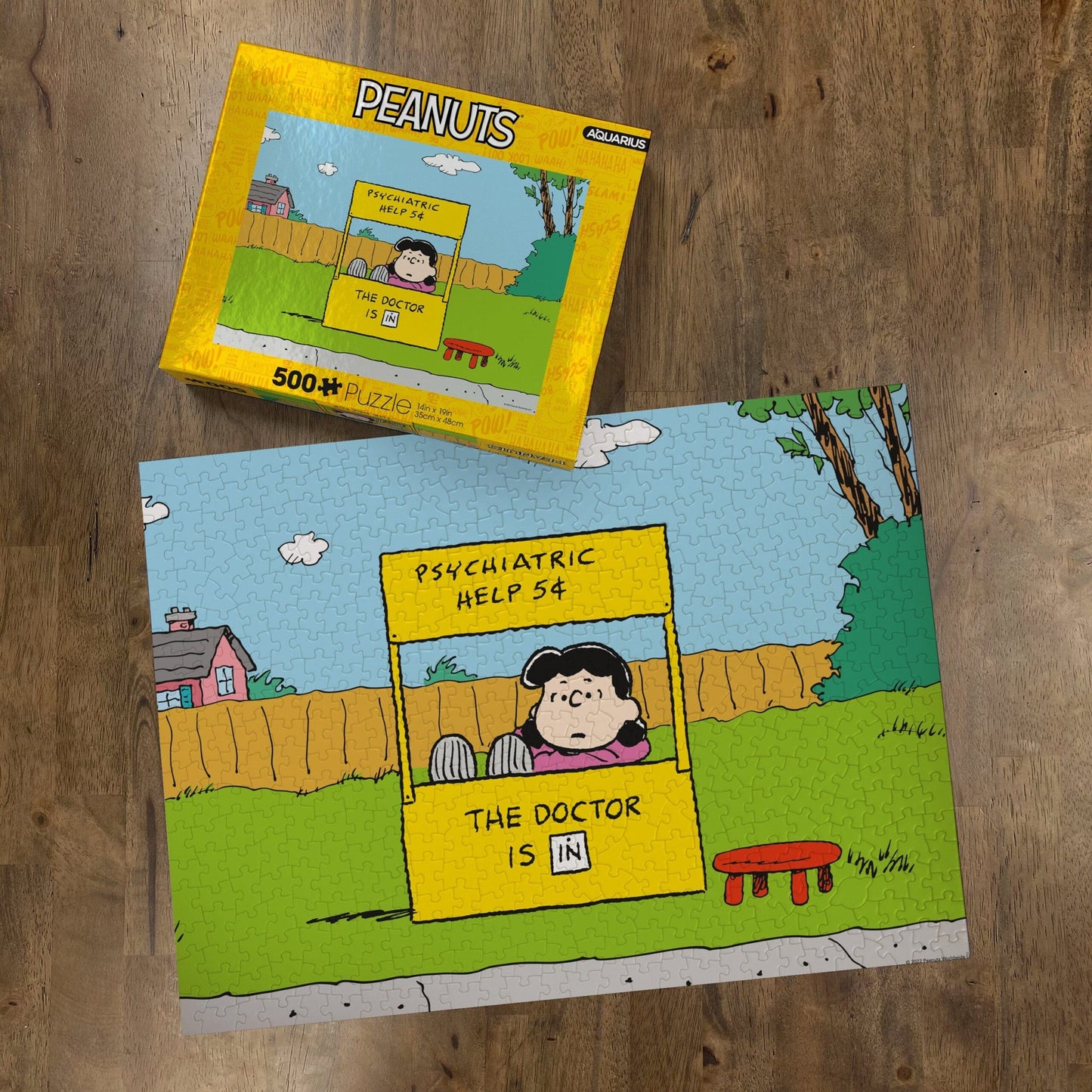 Aquarius Puzzles: Peanuts - Lucy - Doctor is In - Golden Apple Comics