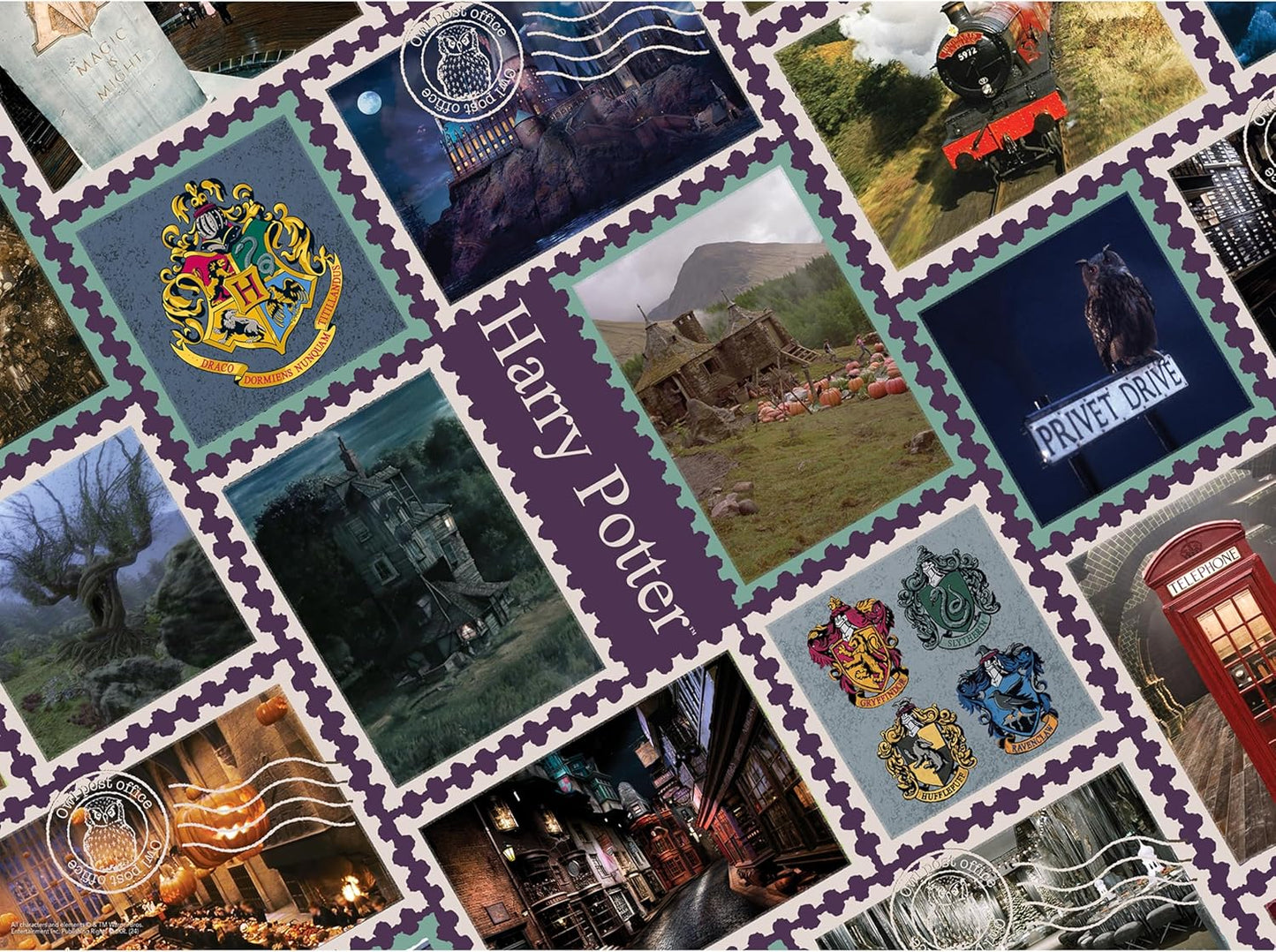 Aquarius Puzzles: Harry Potter - Stamps - Golden Apple Comics