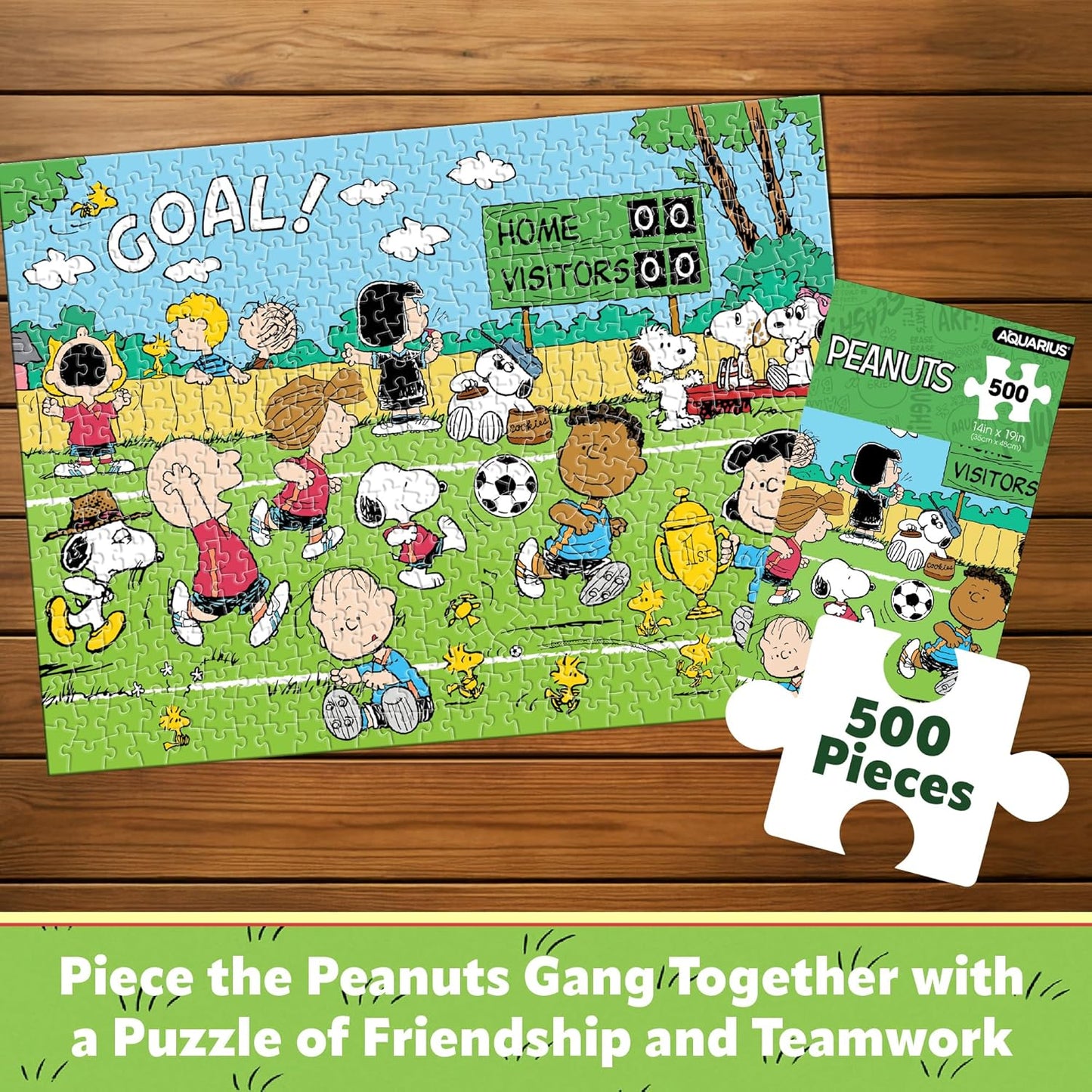 Aquarius Puzzles: Peanuts - Soccer - Golden Apple Comics