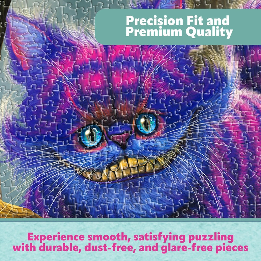 Aquarius Puzzles: Alice in Wonderland - Cheshire Cat - Golden Apple Comics