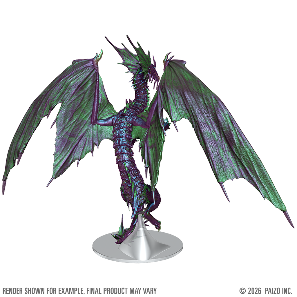 Pathfinder: Battles Deep Cuts - Adult Mirage Dragon Boxed Miniature (Pre-Painted)