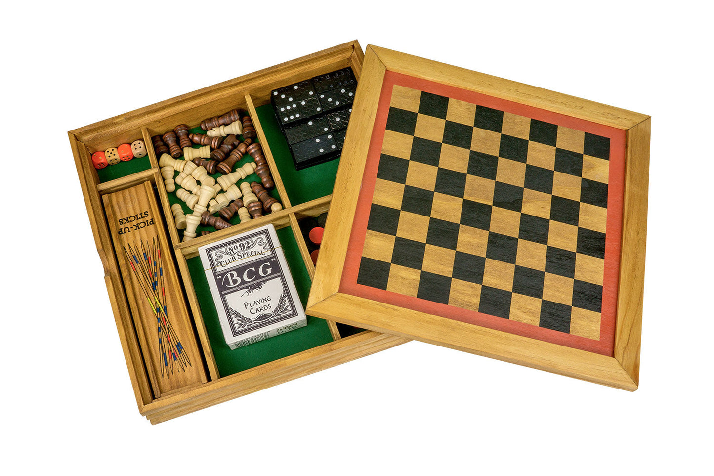 Professor Puzzle: Wooden Games Workshop - Six in One Game Compendium