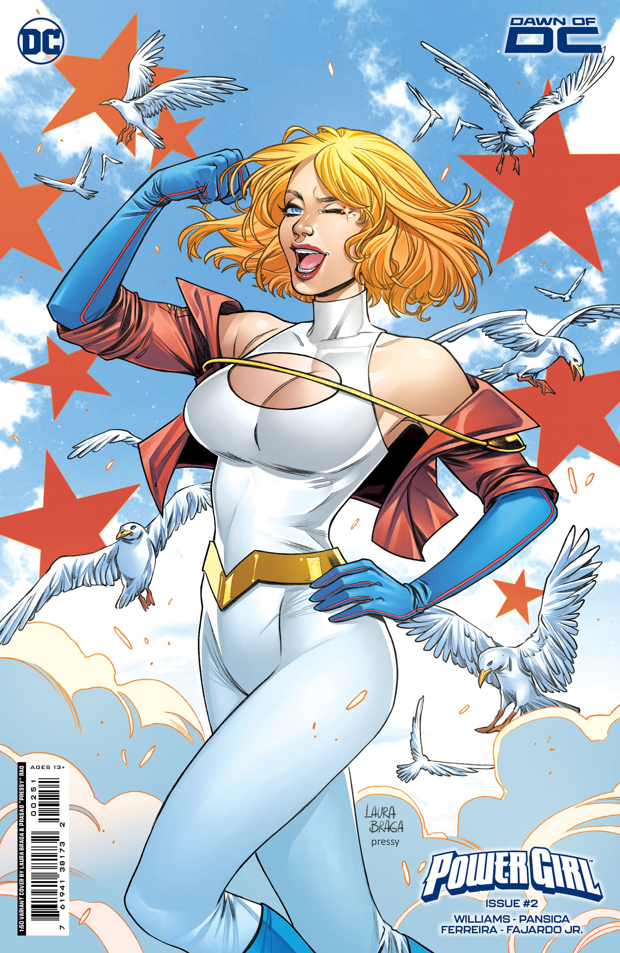 Power Girl #2 E 1:50 Laura Braga Card Stock Variant (10/24/2023) Dc –  Golden Apple Comics