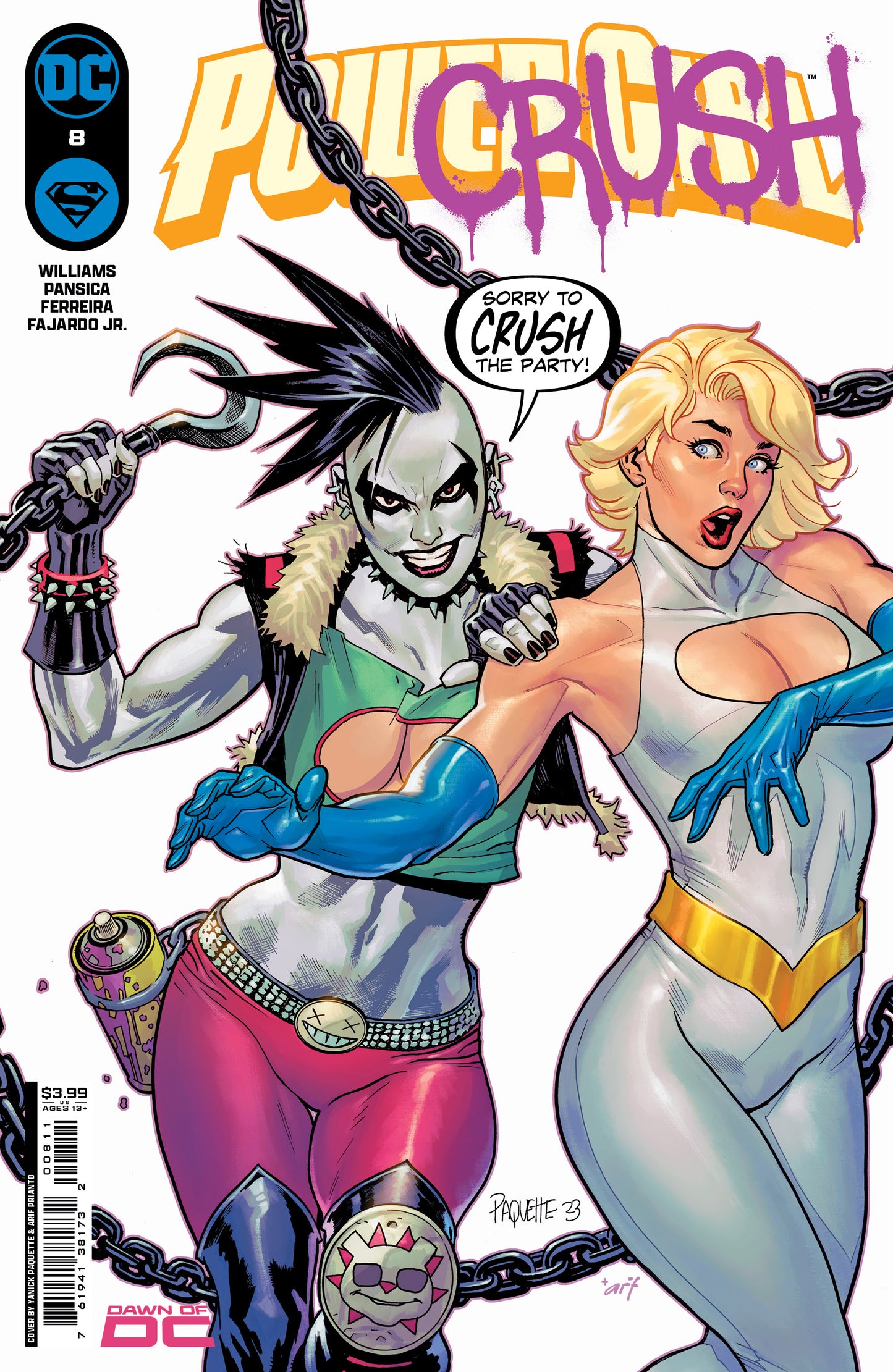 Power Girl #8 A Yanick Paquette Leah Williams GGA (House Of Brainiac) (04/23/2024) Dc - Golden Apple Comics
