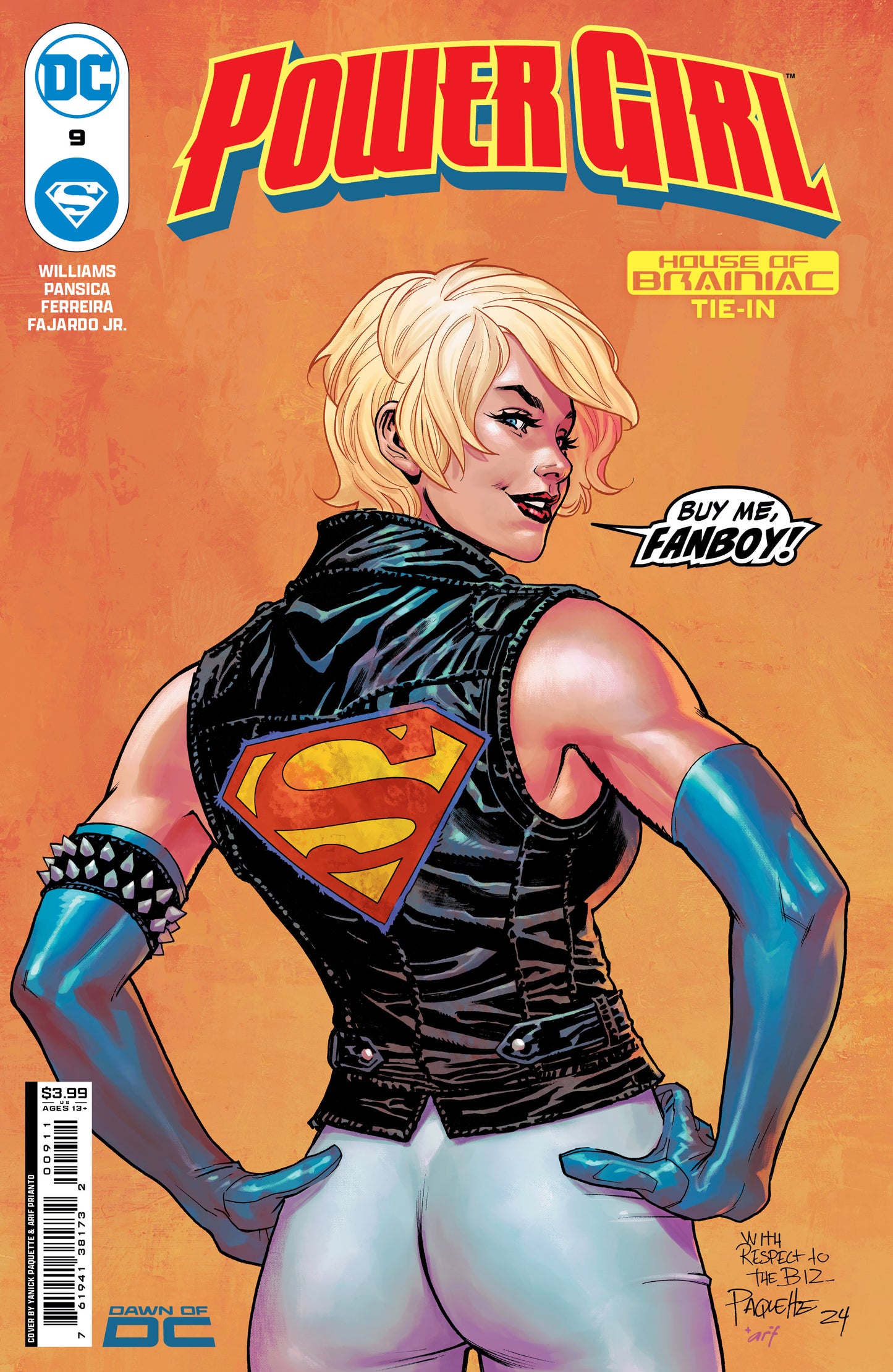 Power Girl #9 A Yanick Paquette Leah Williams GGA (House Of Brainiac) (05/28/2024) Dc