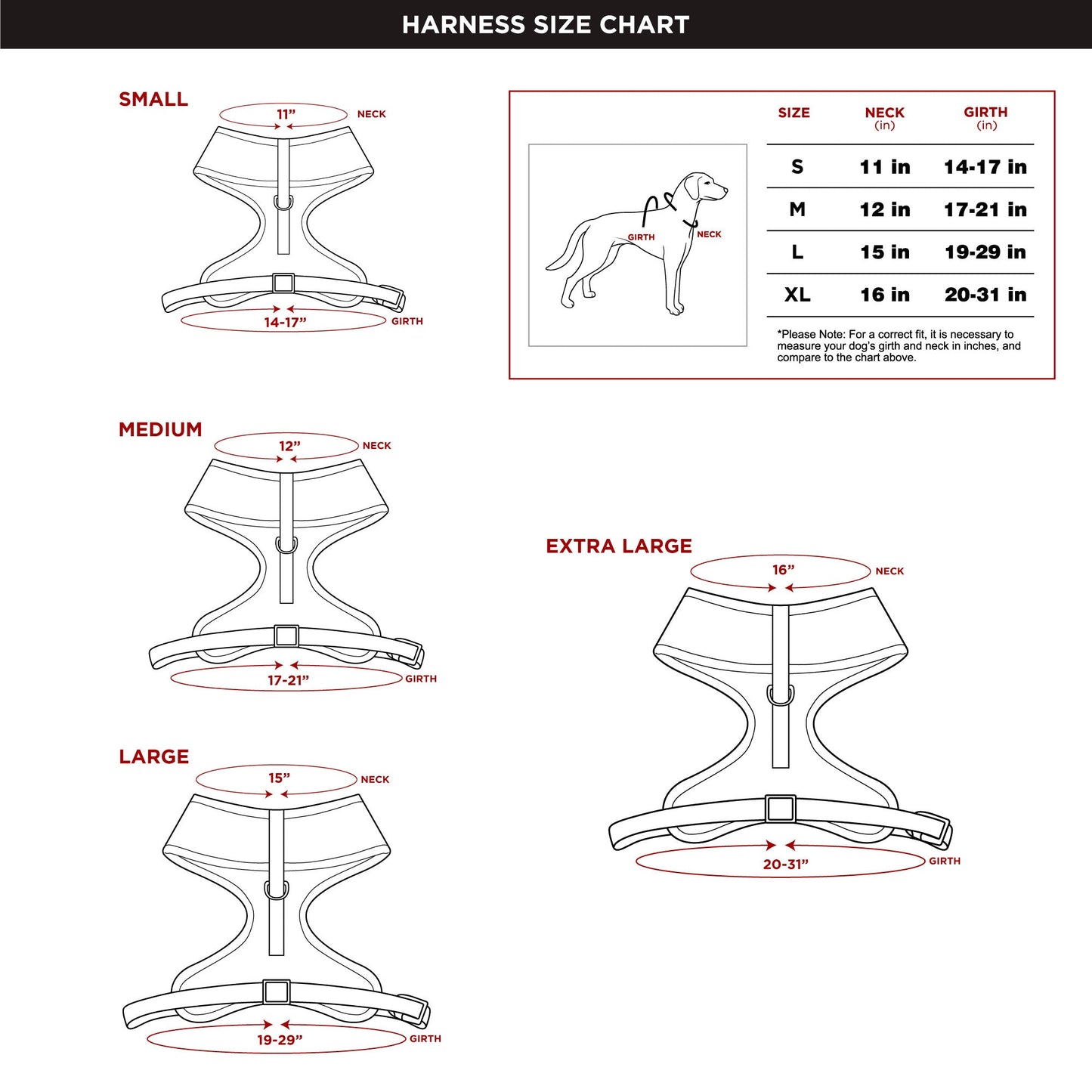 Pet Harness - Mickey Mouse Ears Icon All Over Red/White