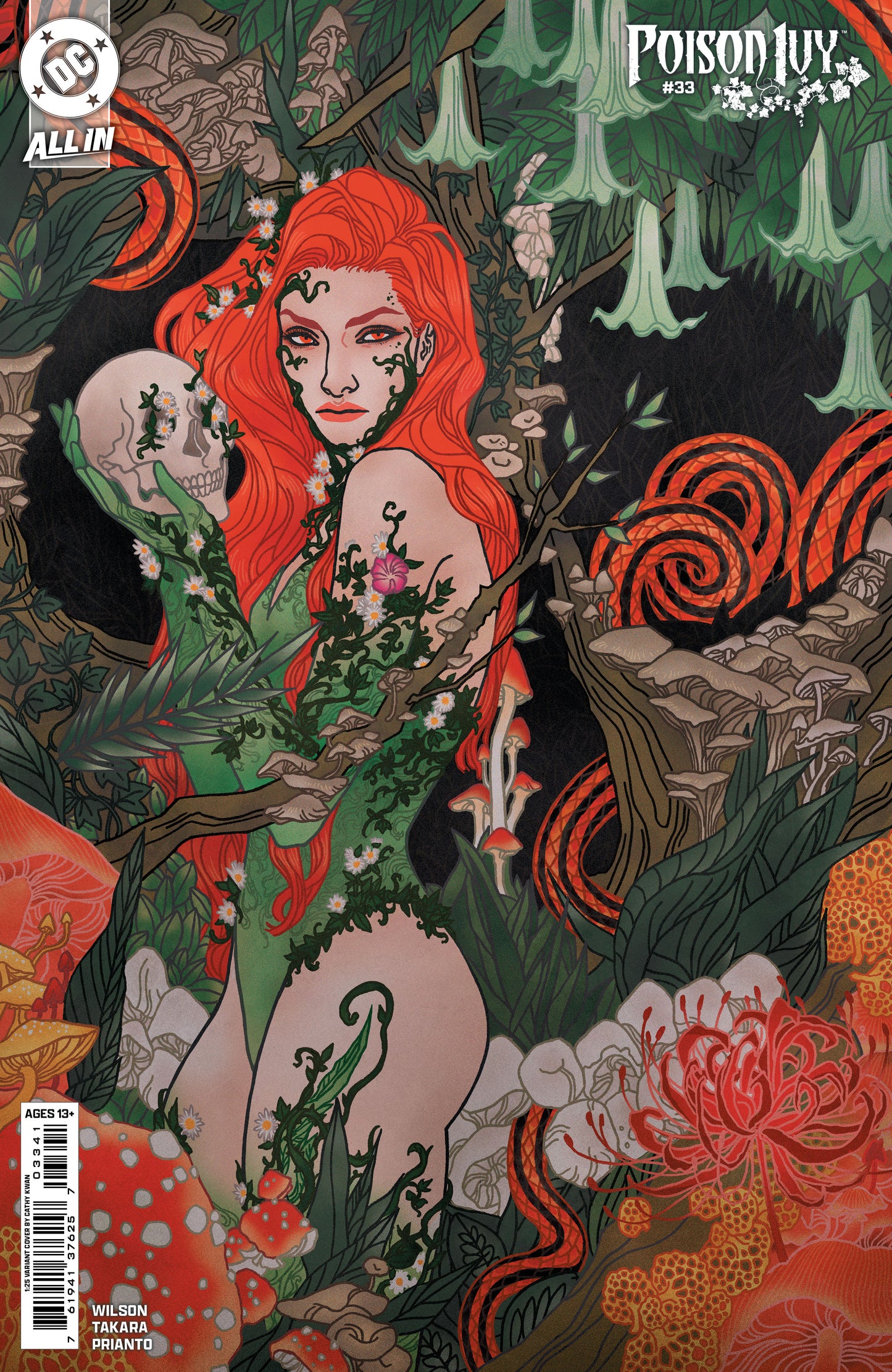 Poison Ivy #33 D 1:25 Cathy Kwan Variant (05/07/2025) Dc
