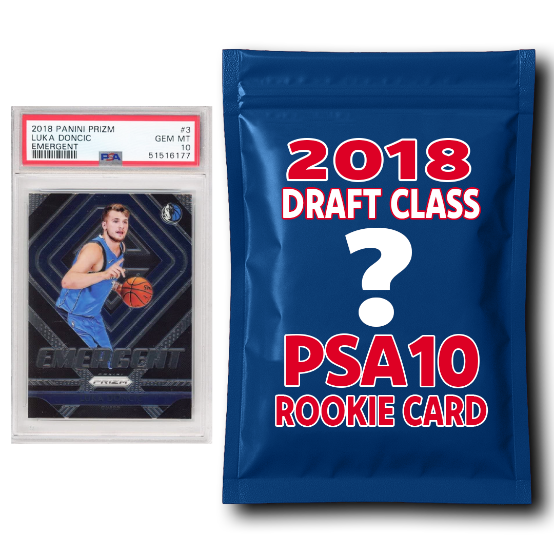 PSA 10 Graded 2018 NBA Draft Class Rookie Basketball Card Mystery Pack