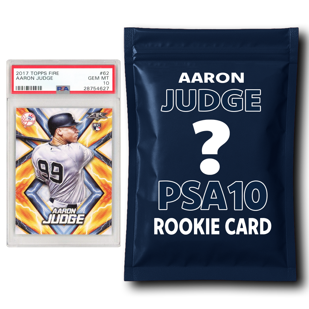 Aaron Judge PSA 10 Graded Rookie Baseball Card Mystery Pack