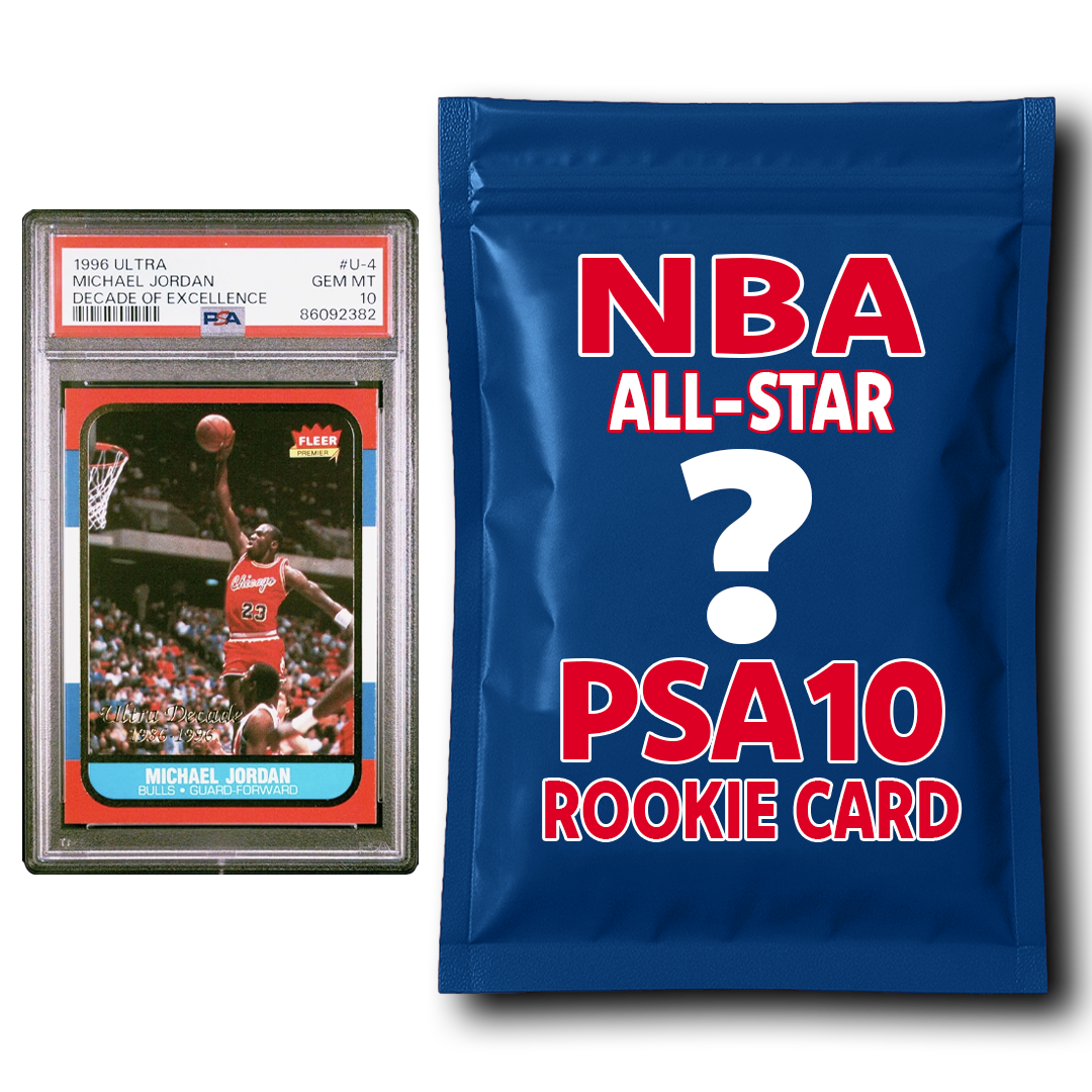 PSA 10 Graded NBA All-Star Basketball Rookie Card Mystery Pack