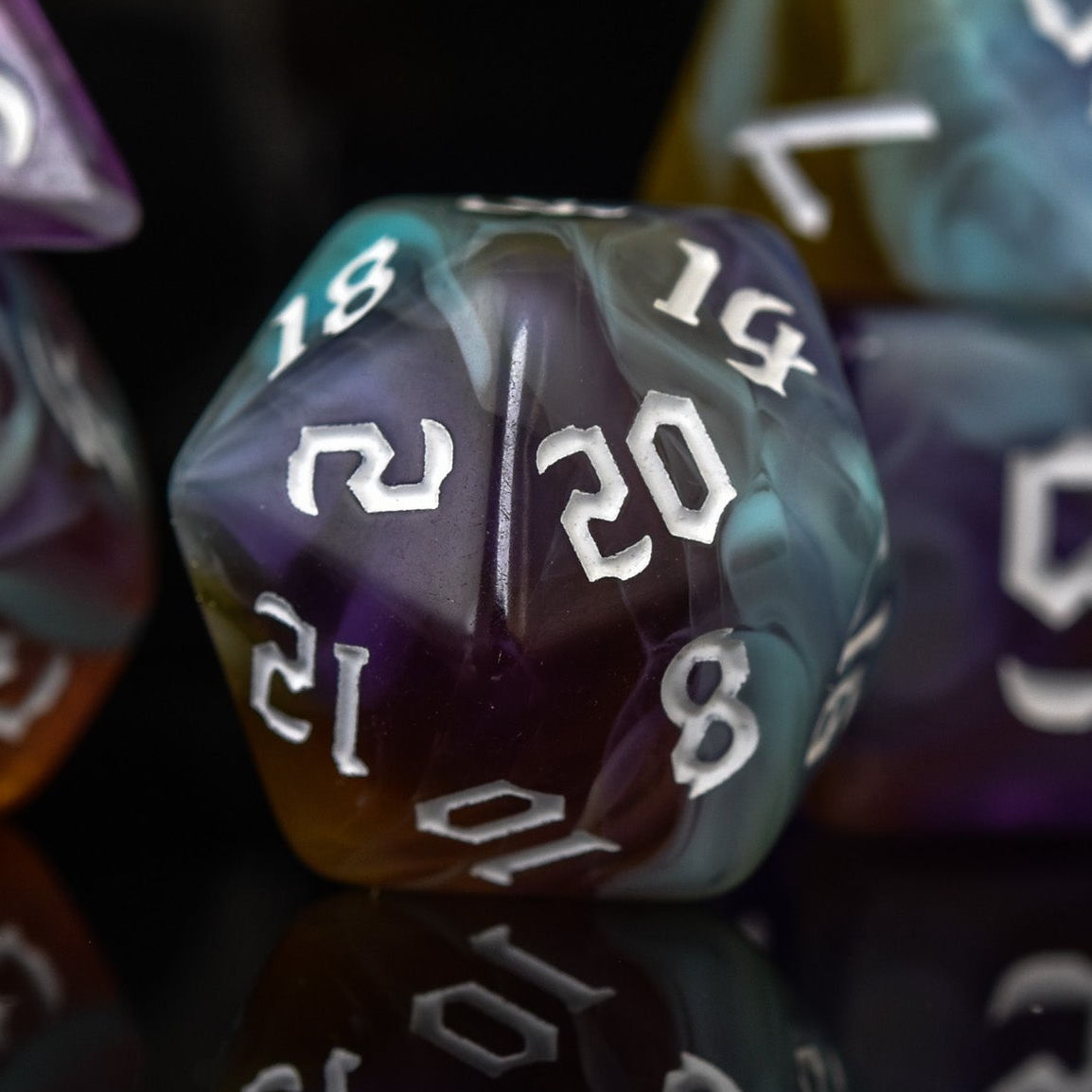 Paladin Class Acrylic Dice Set