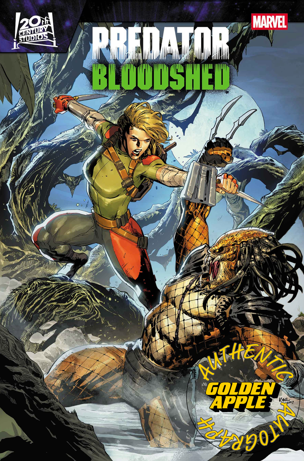 Predator Bloodshed #2 A Ken Lashley SIGNED Jordan Morris (03/25/2026) Marvel