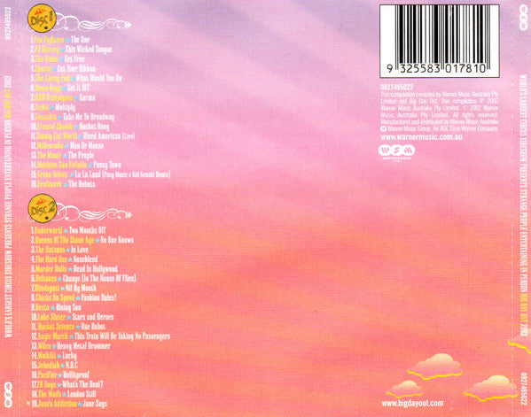 Compilation - Big Day Out '03 2xCD CD *Sealed 2002 Release*