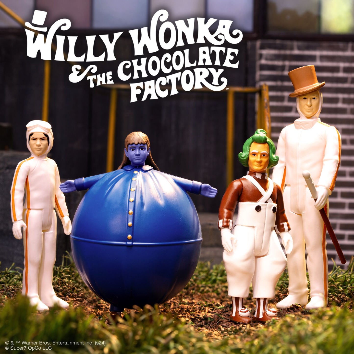 Super7 x WILLY WONKA & THE CHOCOLATE FACTORY - Willy Wonka (White Suit) ReAction Figure