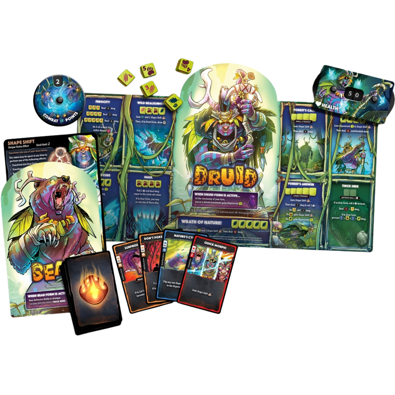 Dice Throne: Hero Pack - Druid
