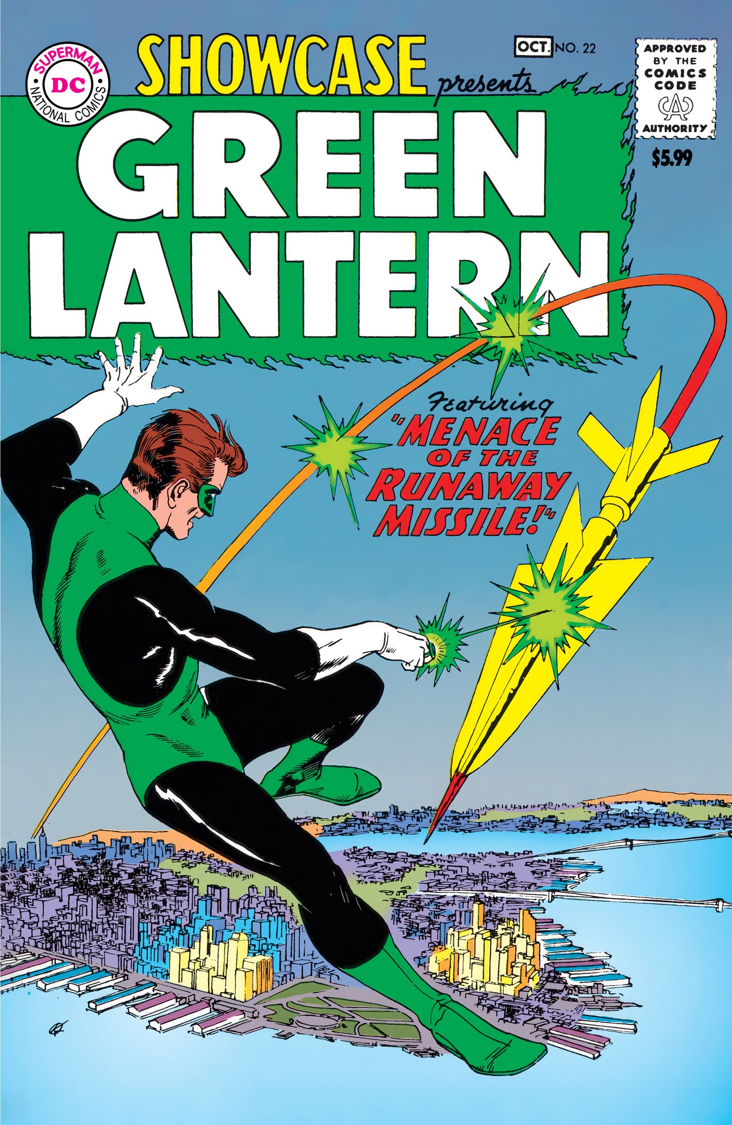 Showcase #22 Facsimile Edition C Gil Kane Foil Variant Green Lantern (04/23/2024) Dc