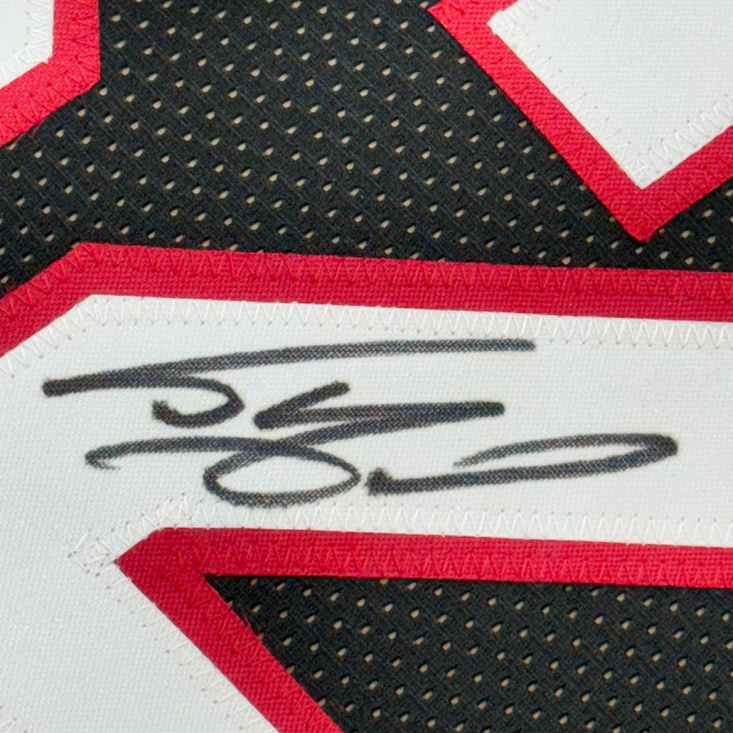 Framed Autographed/Signed Shaquille Shaq O'Neal 35x39 Miami Black Basketball Jersey Beckett BAS COA