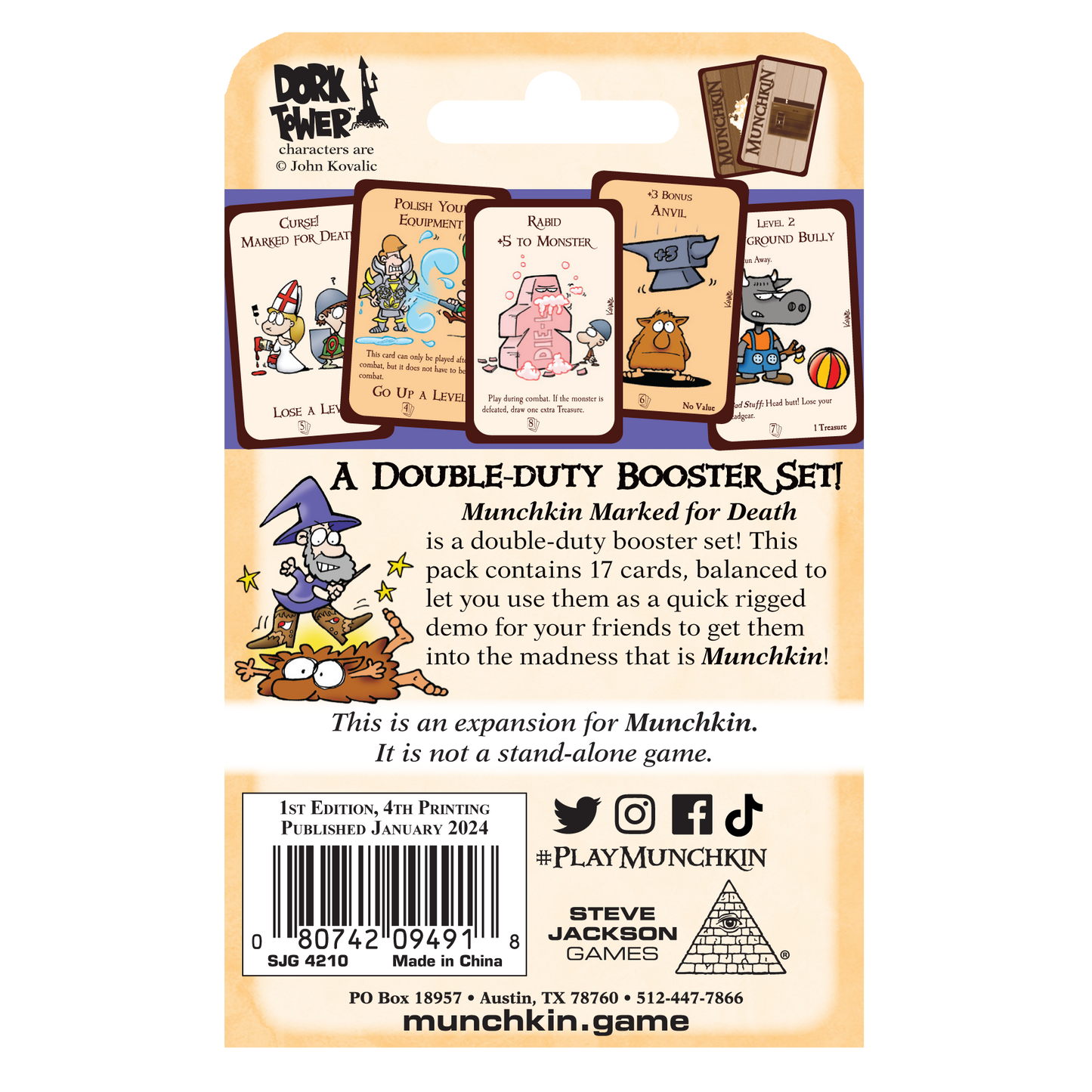 Munchkin: Marked for Death - Golden Apple Comics