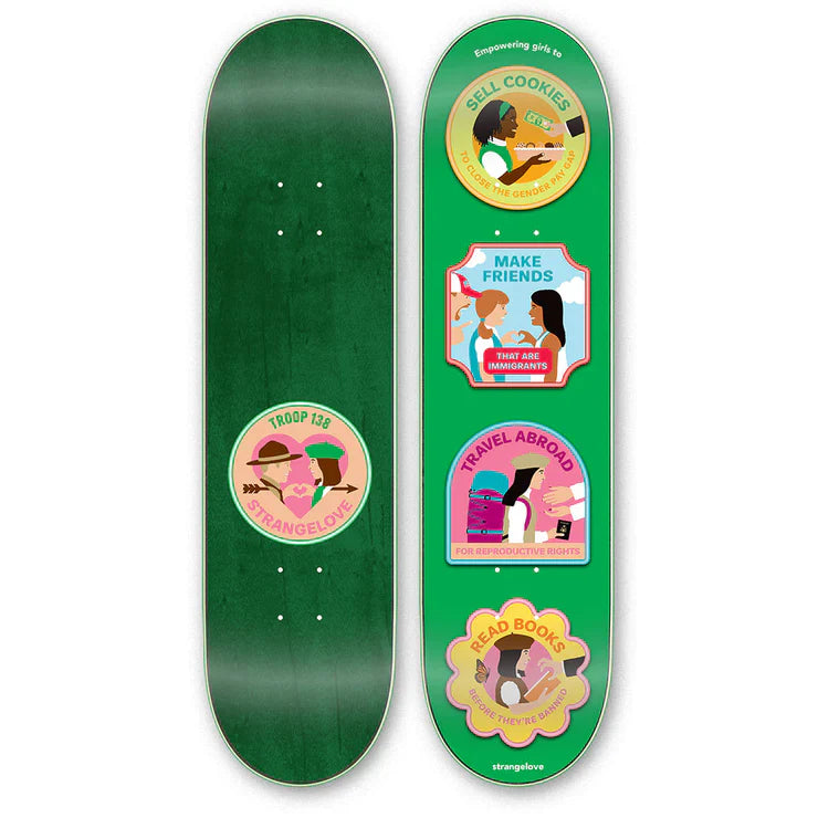 StrangeLove Winston Tseng "Empowering Girls" 8.1" Skateboard Deck