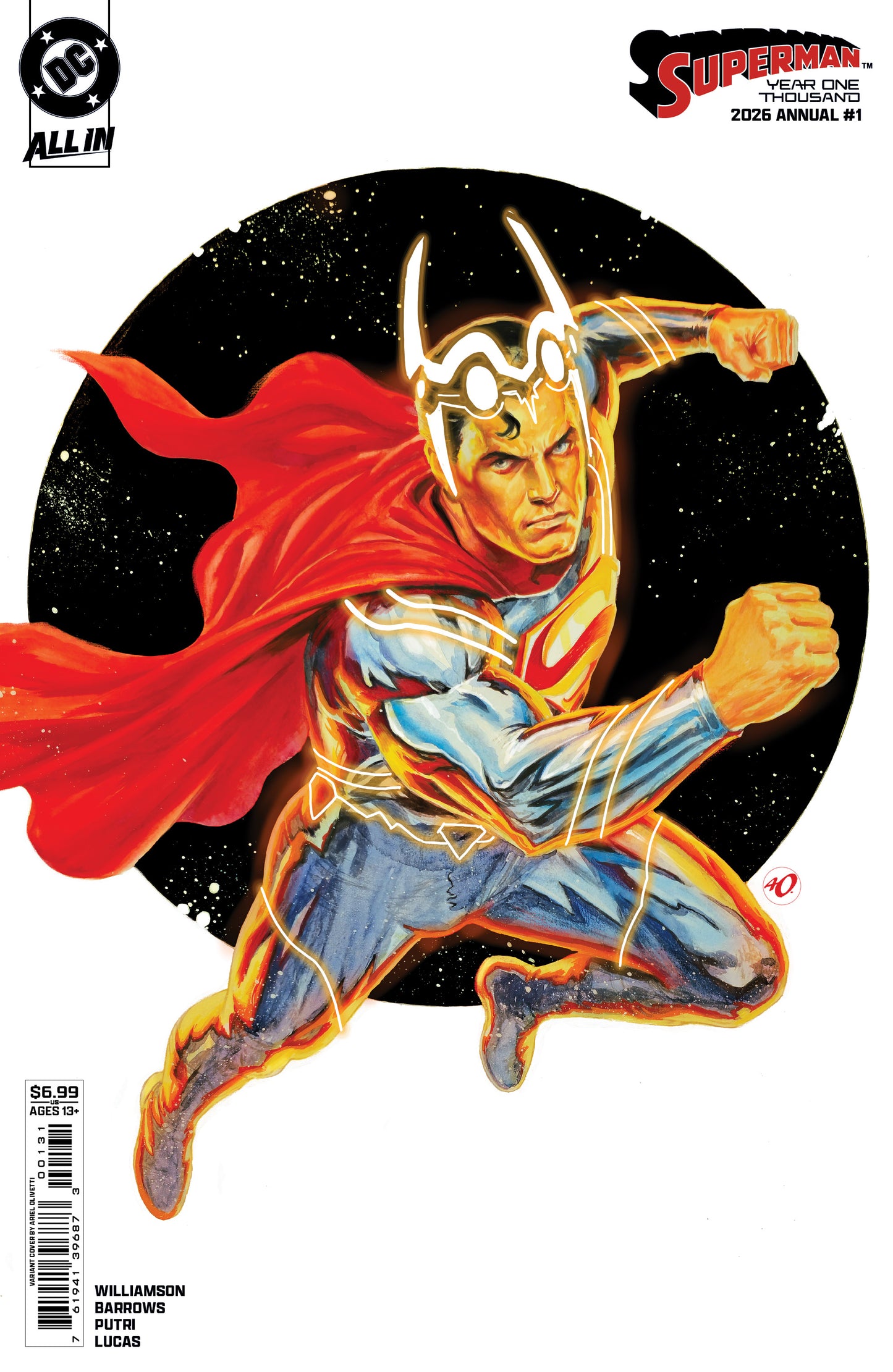 Superman Annual Year One Thousand #1 (One Shot) C Ariel Olivetti Variant (Dc K.O.) (07/29/2026) Dc
