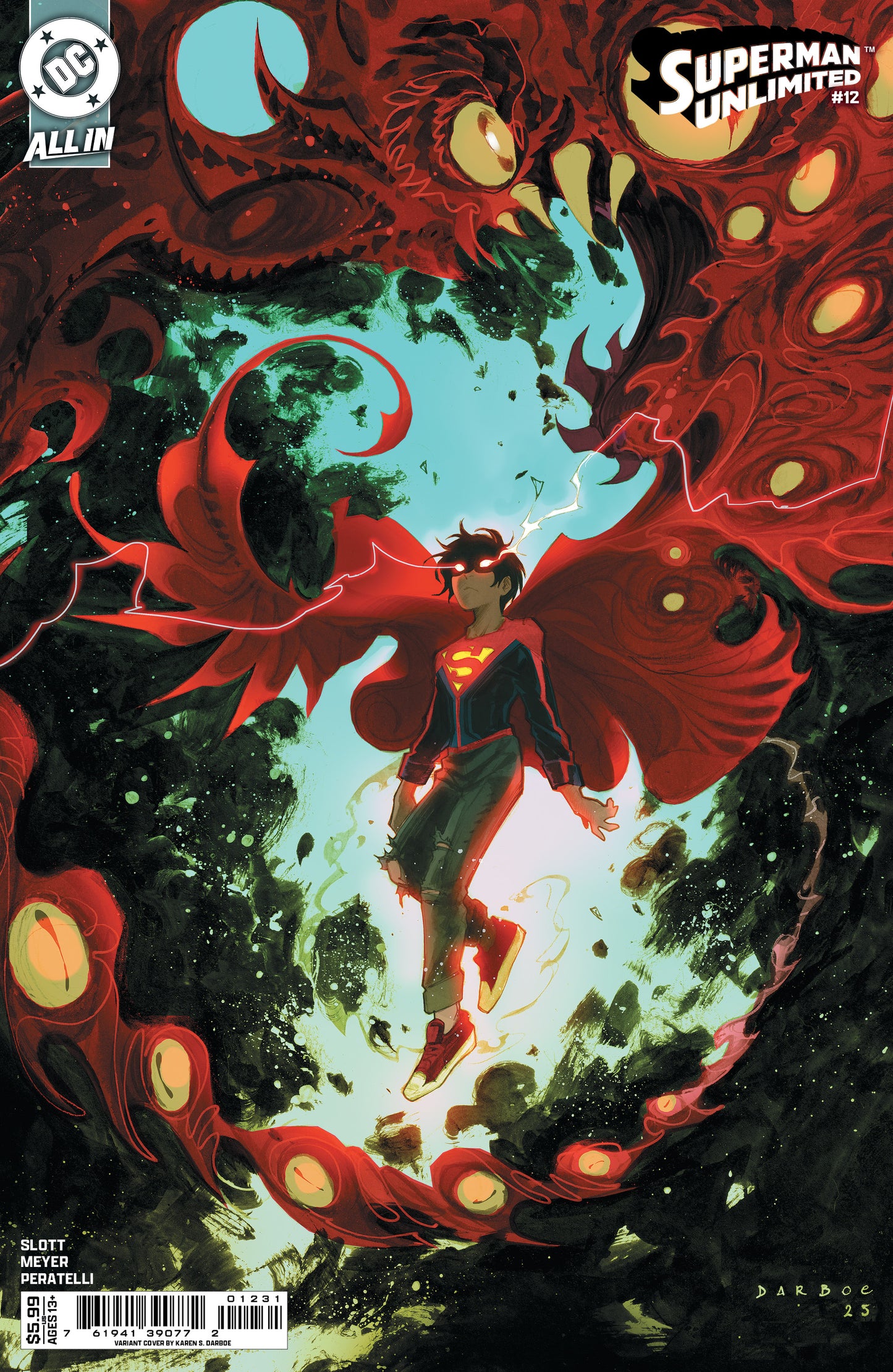 Superman Unlimited #12 C Karen S Darboe Variant (The Reign Of The Superboys) (04/15/2026) Dc - Golden Apple Comics
