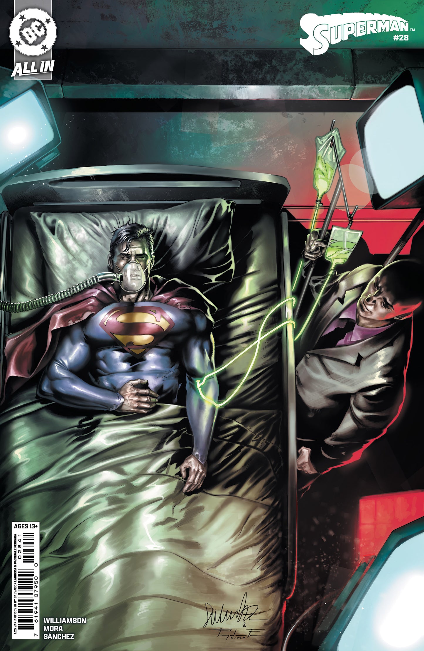 Superman #28 E 1:25 Salvador Larroca Variant (07/23/2025) Dc