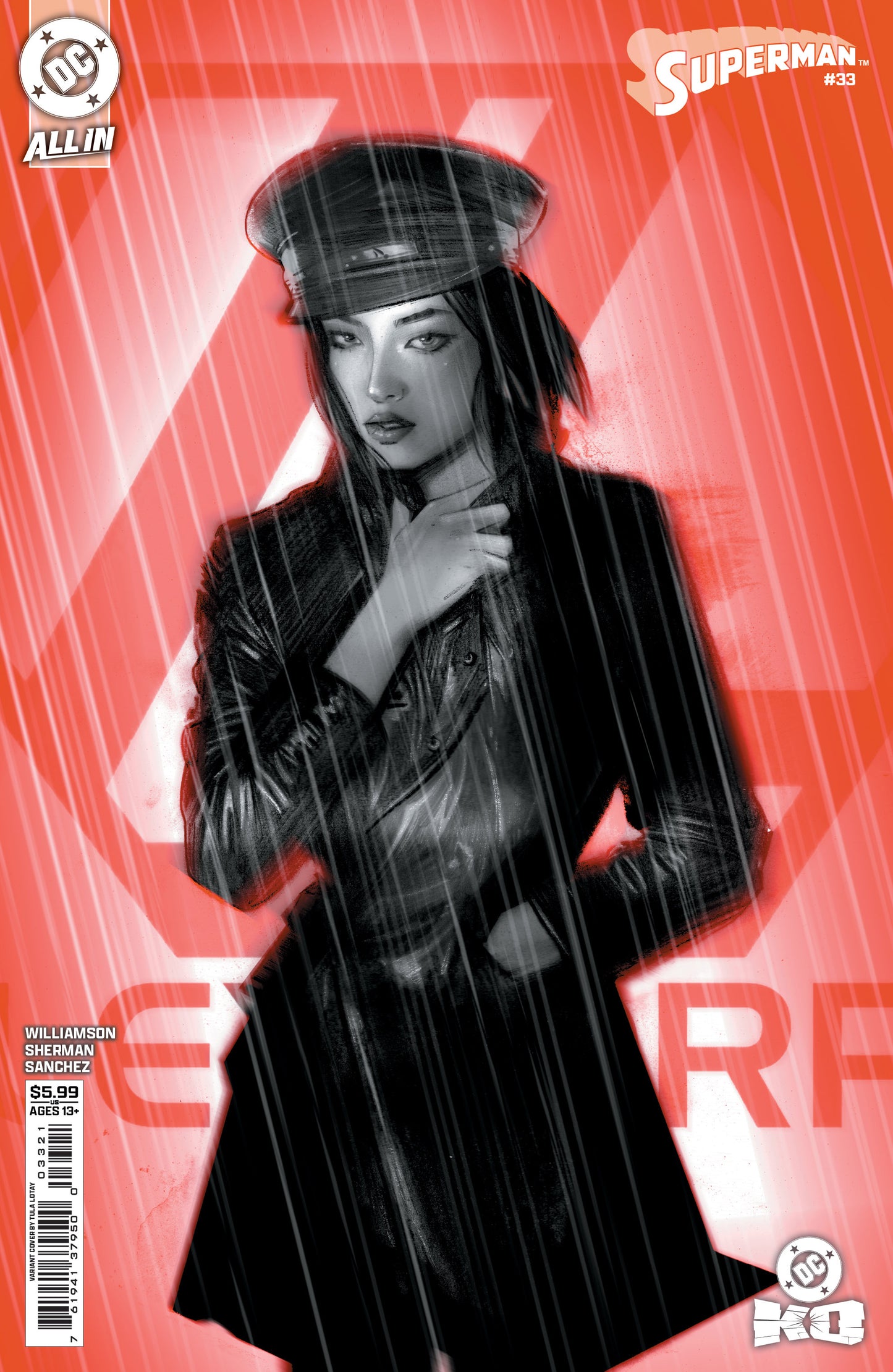 Superman #33 B Tula Lotay Variant (Dc K.O.) (12/24/2025) Dc