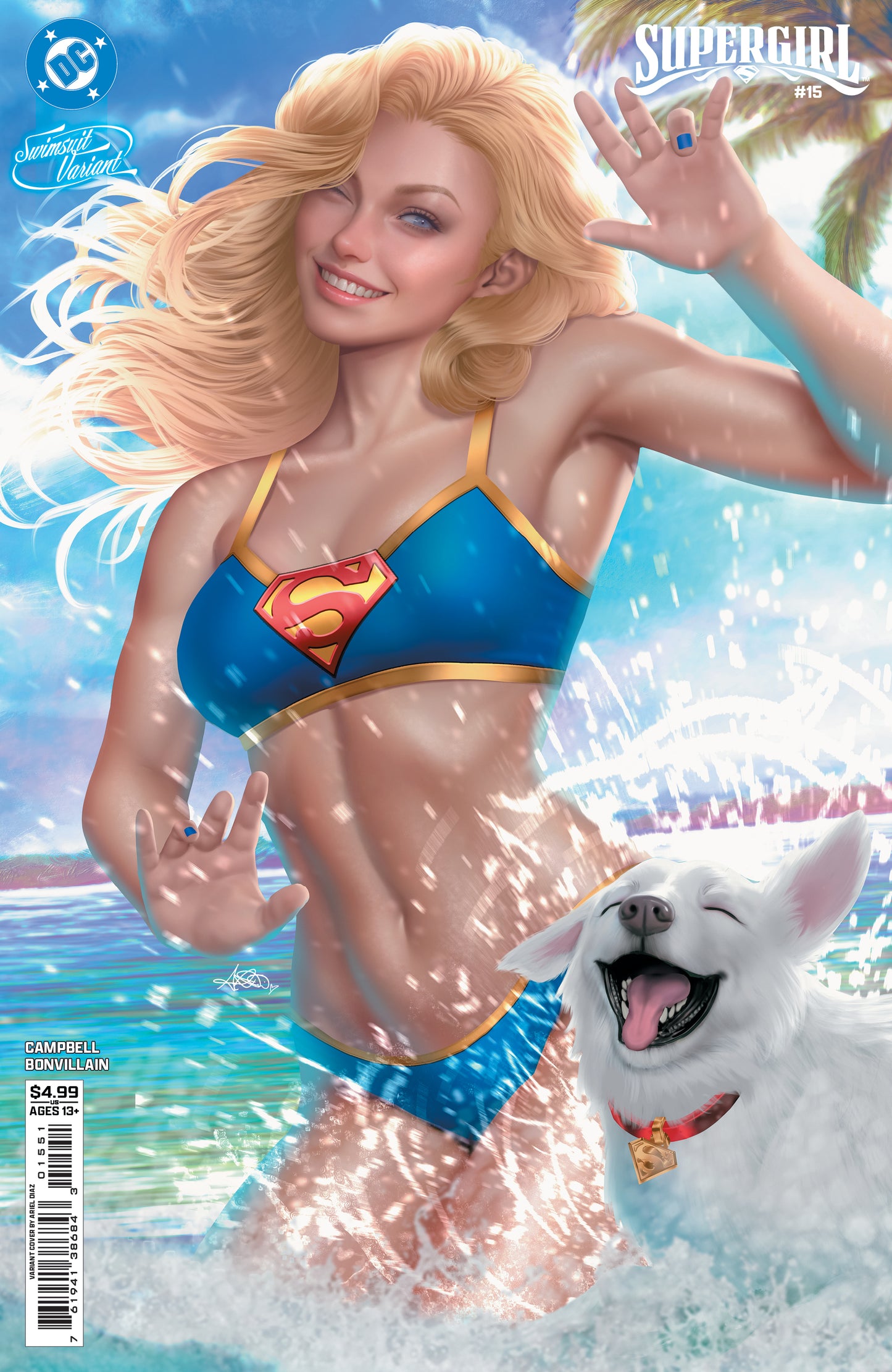 Supergirl #15 E Ariel Diaz Swimsuit Variant (The Reign Of The Superboys) (07/08/2026) Dc