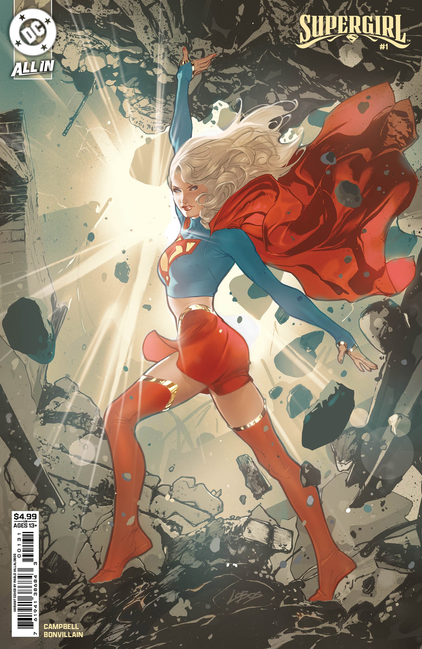 Supergirl #1 C Pablo Villalobos Variant (05/14/2025) Dc