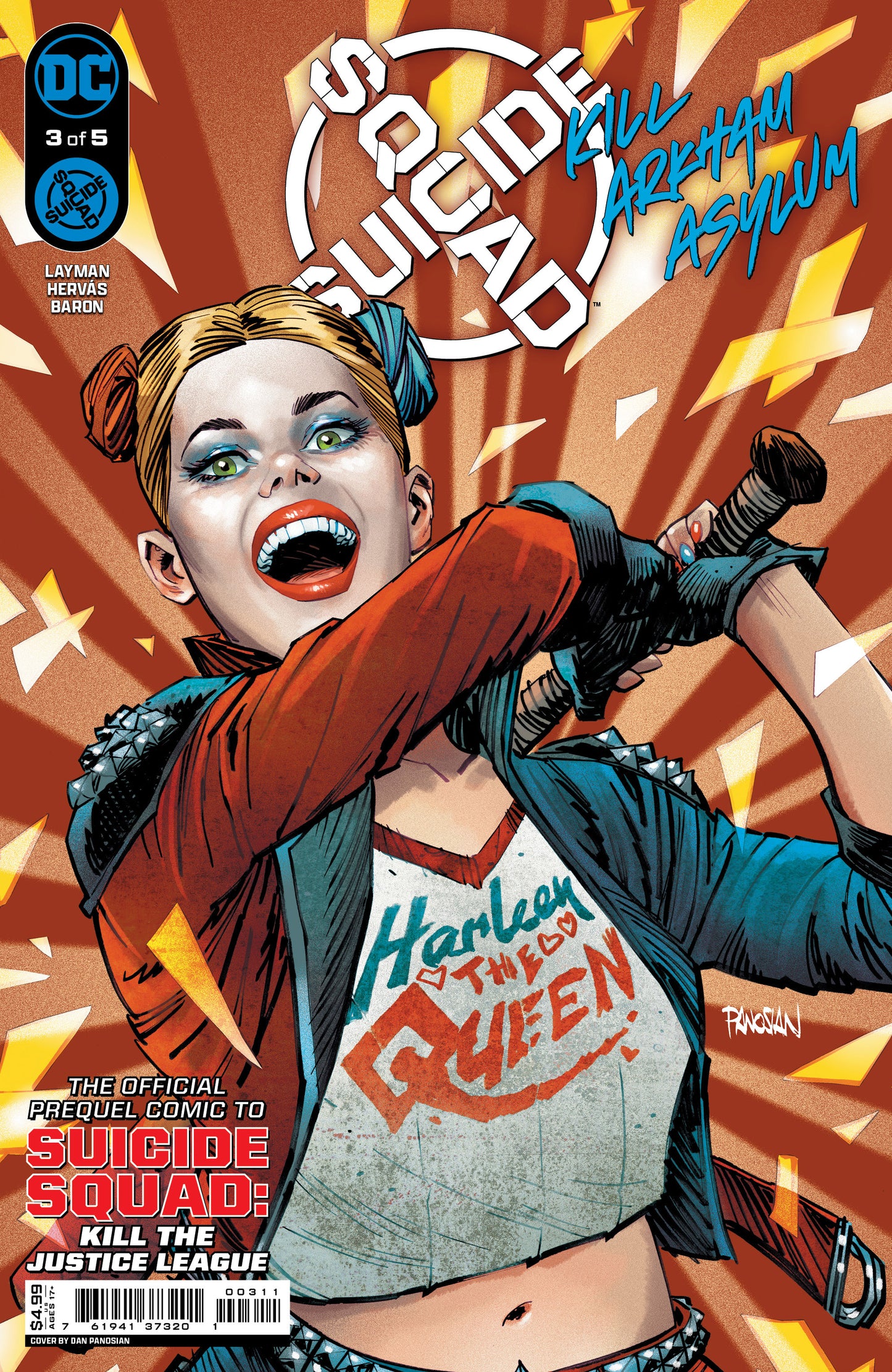 Suicide Squad Kill Arkham Asylum #3 (Of 5) A Dan Panosian John Layman Harley Quinn GGA (04/02/2024) Dc - Golden Apple Comics