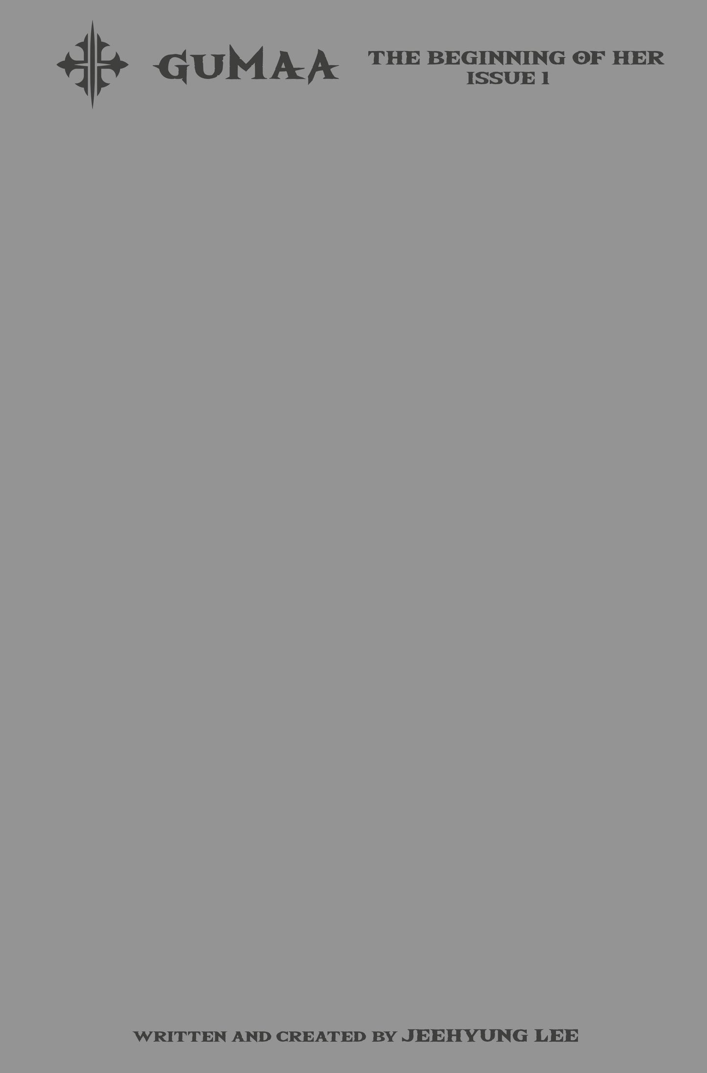 Gumaa Beginning Of Her #1 (Of 7) G Color Blank Sketch Variant (12/06/2023) Titan Comics