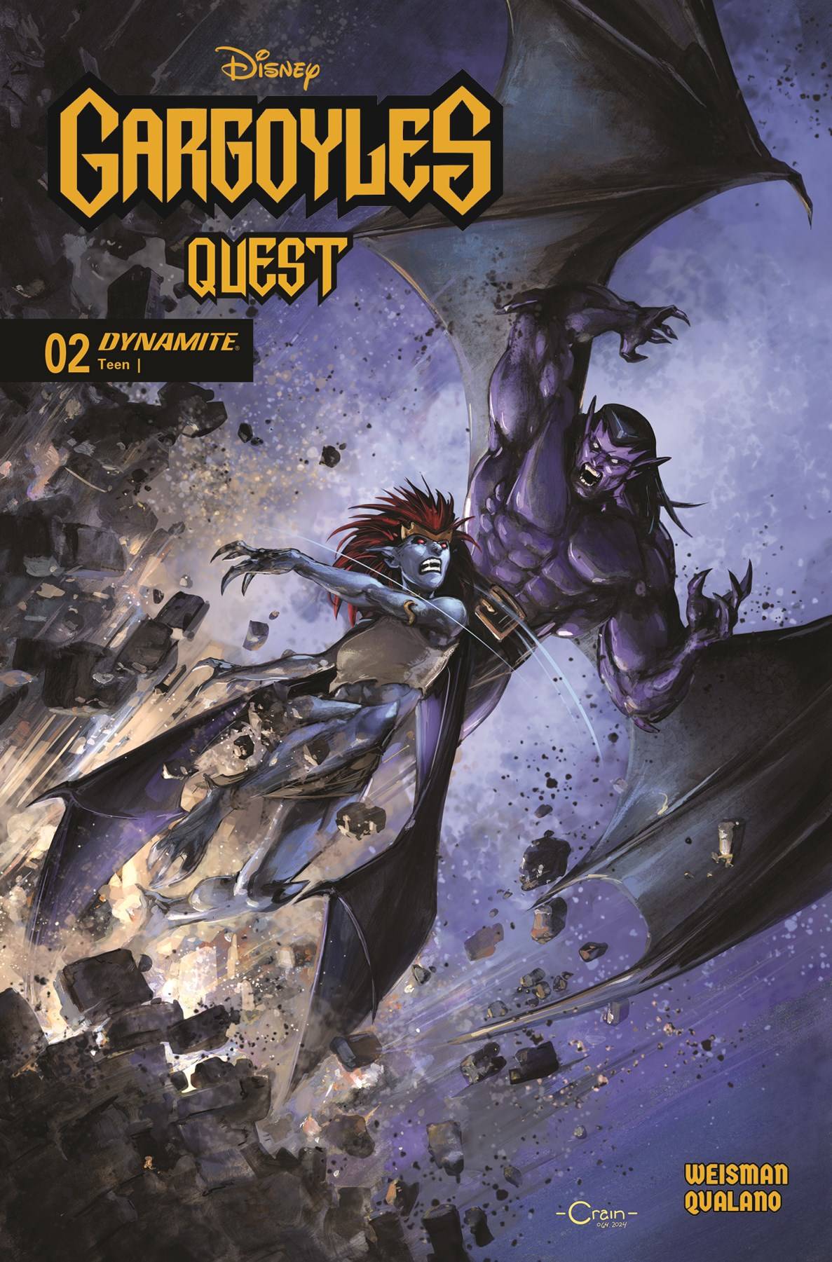 Gargoyles Quest #2 A Clayton Crain (05/15/2024) Dynamite