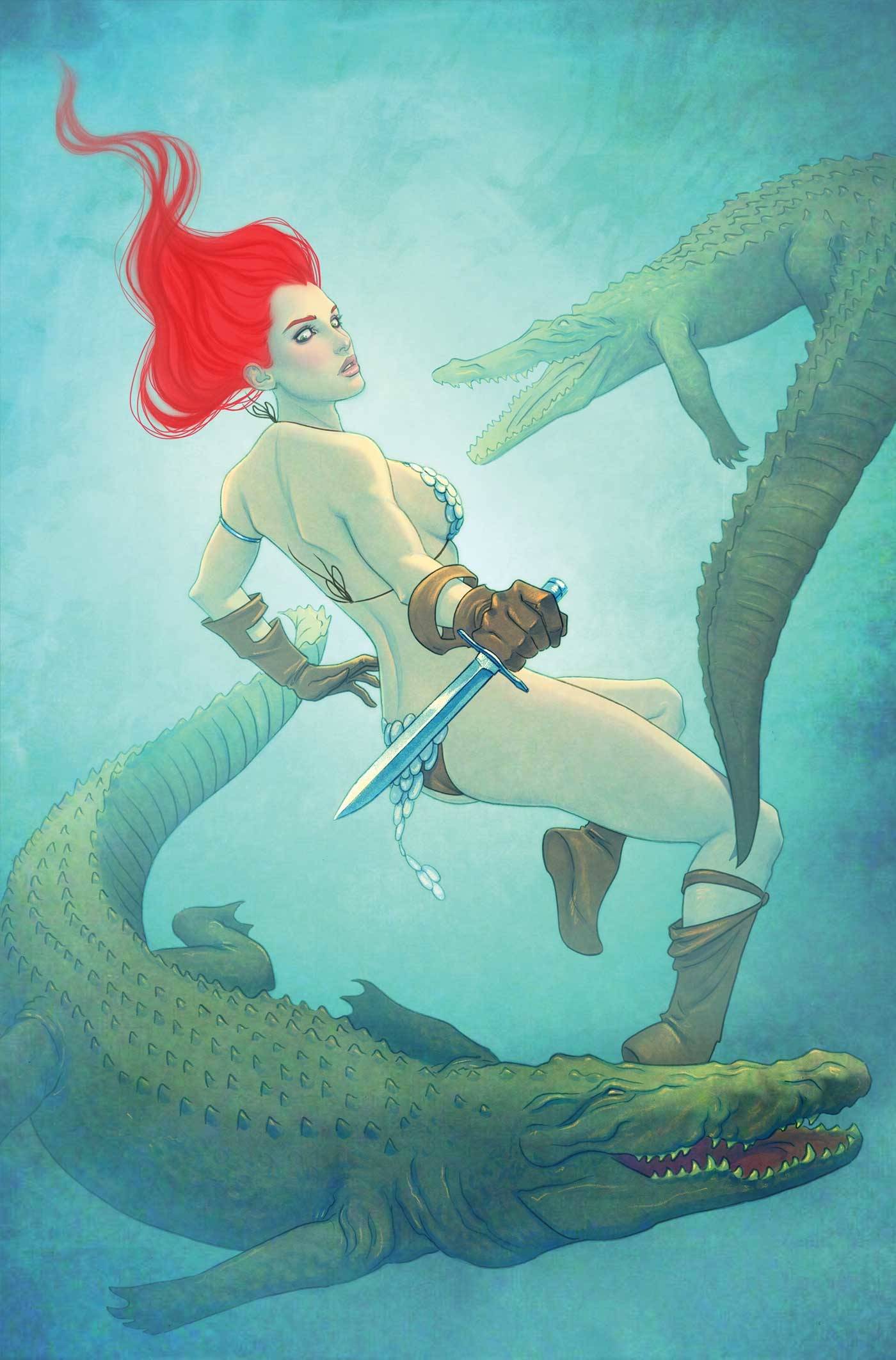 Red Sonja 2023 #7 R 1:15 FOC Jenny Frison Virgin Variant (01/24/2024) Dynamite
