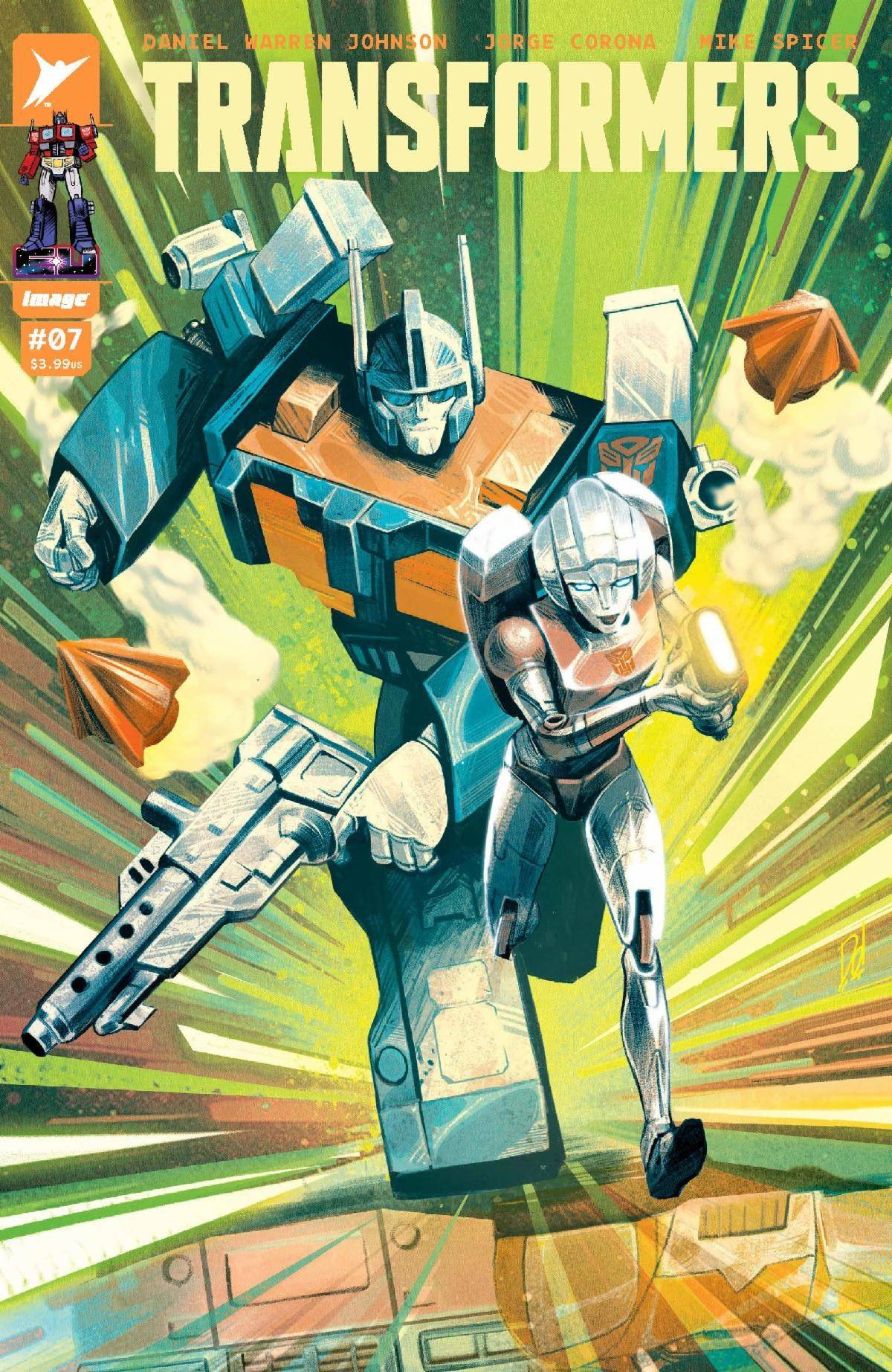 Transformers #7 F 1:100 Mike Del Mundo Variant (04/10/2024) Image