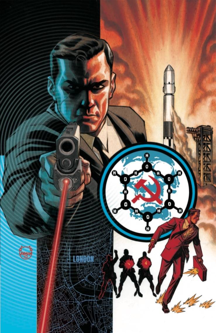 James Bond 007 (2024) #1 2nd Print Dave Johnson Variant (04/17/2024) Dynamite - Golden Apple Comics