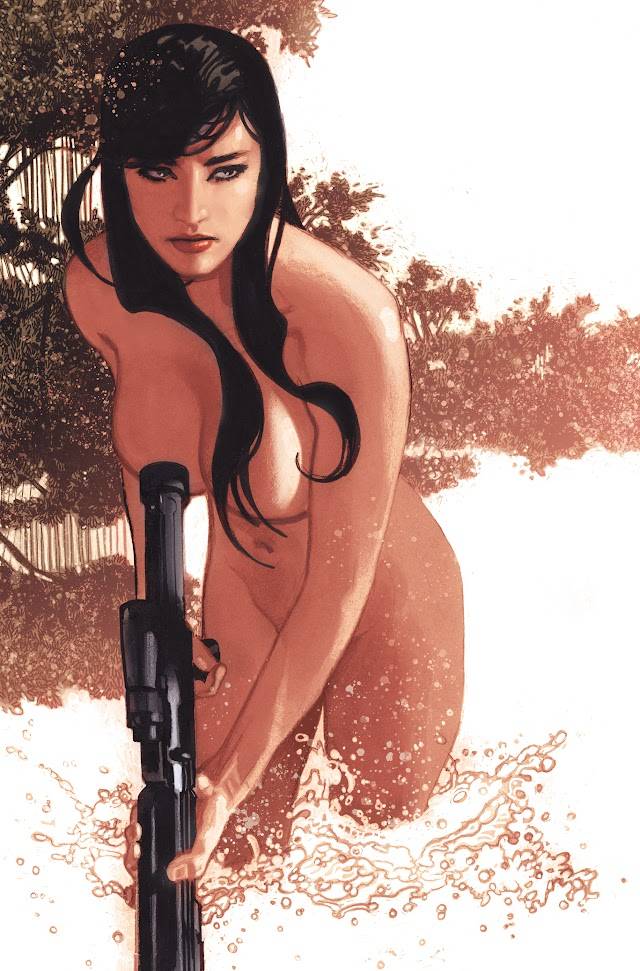 Gun Honey Collision Course #1 K 1:20 Adam Hughes Virgin Variant (05/15/2024) Titan