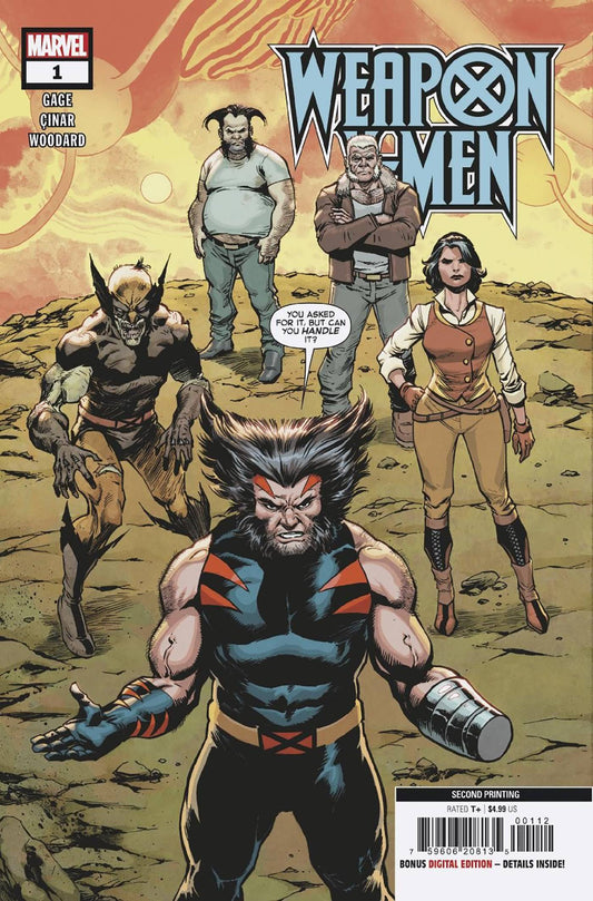 Weapon X-Men #1 2nd Print Yildiray Cinar Variant (04/17/2024) Marvel