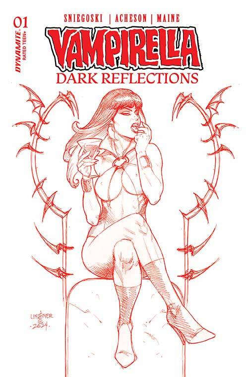 Vampirella Dark Reflections #1 Zb 1:11 Joseph Michael Linsner Variant (06/05/2024) Dynamite