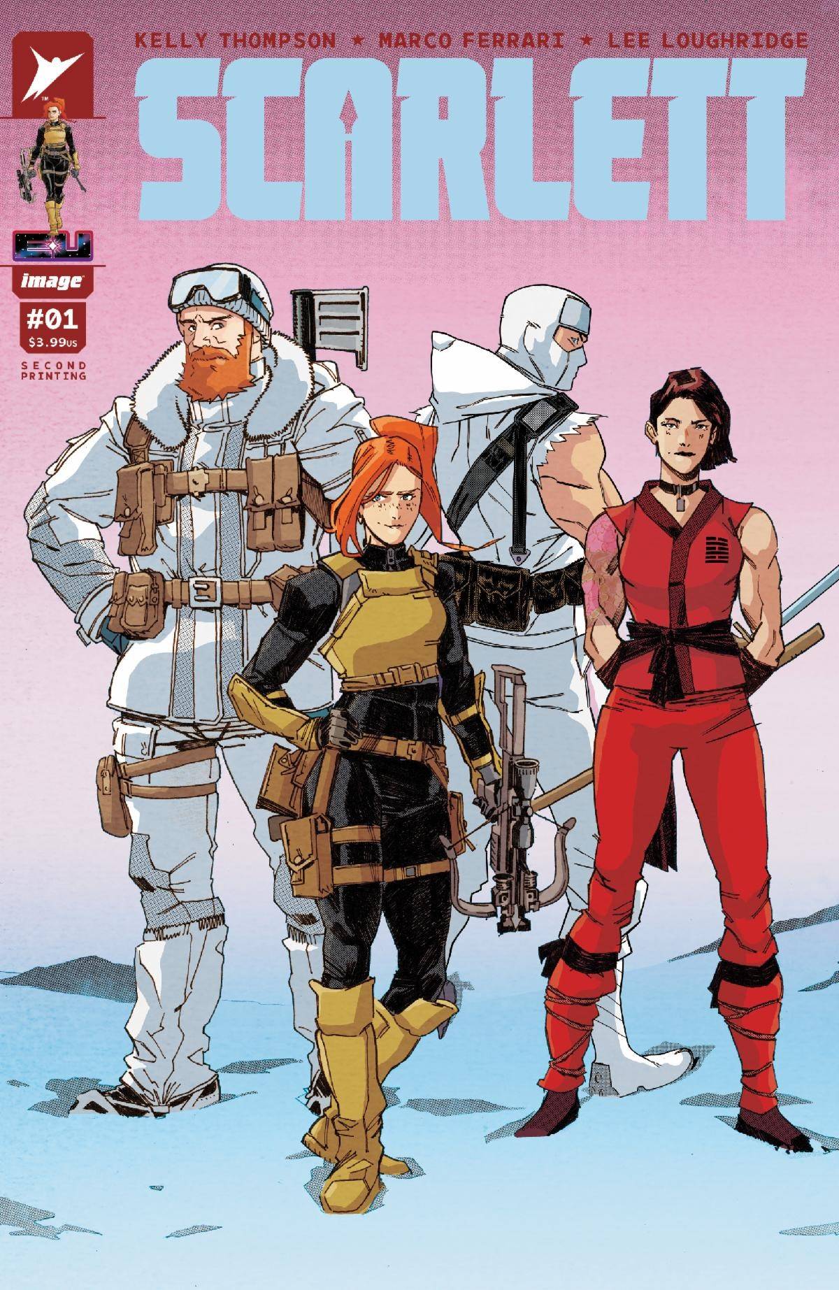 Scarlett #1 (Of 5) 2nd Print C Marco Ferrari Variant GI Joe (07/17/2024) Image - Golden Apple Comics