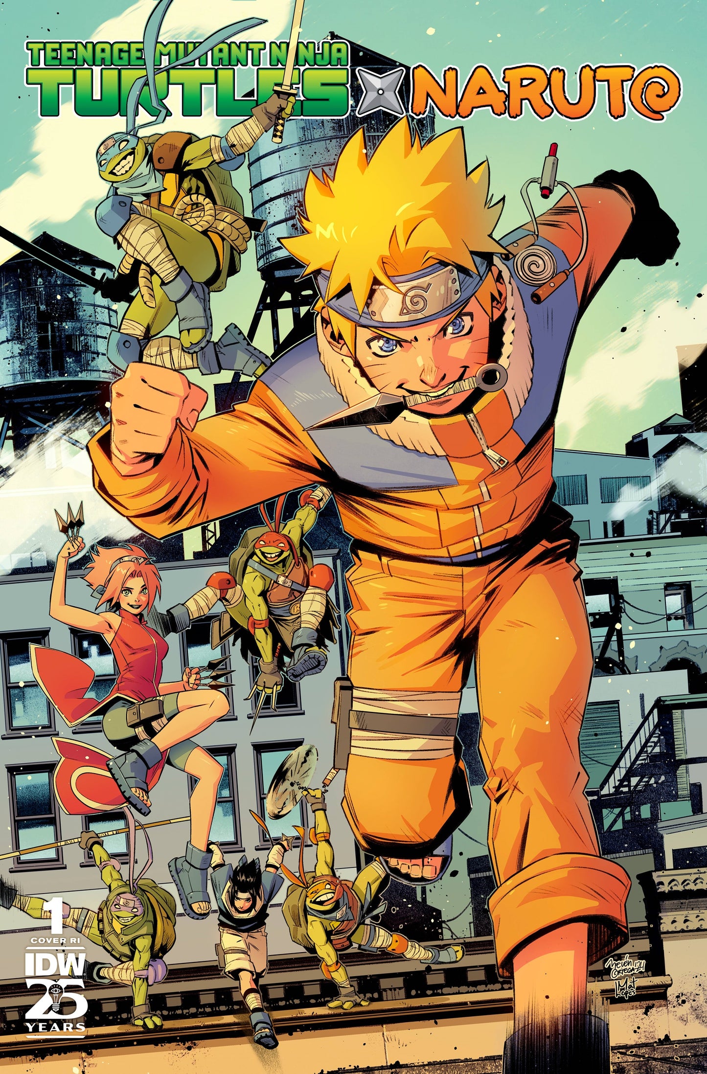 Teenage Mutant Ninja Turtles X Naruto #1 L 1:150 Belen Ortega Variant (11/20/2024) Idw