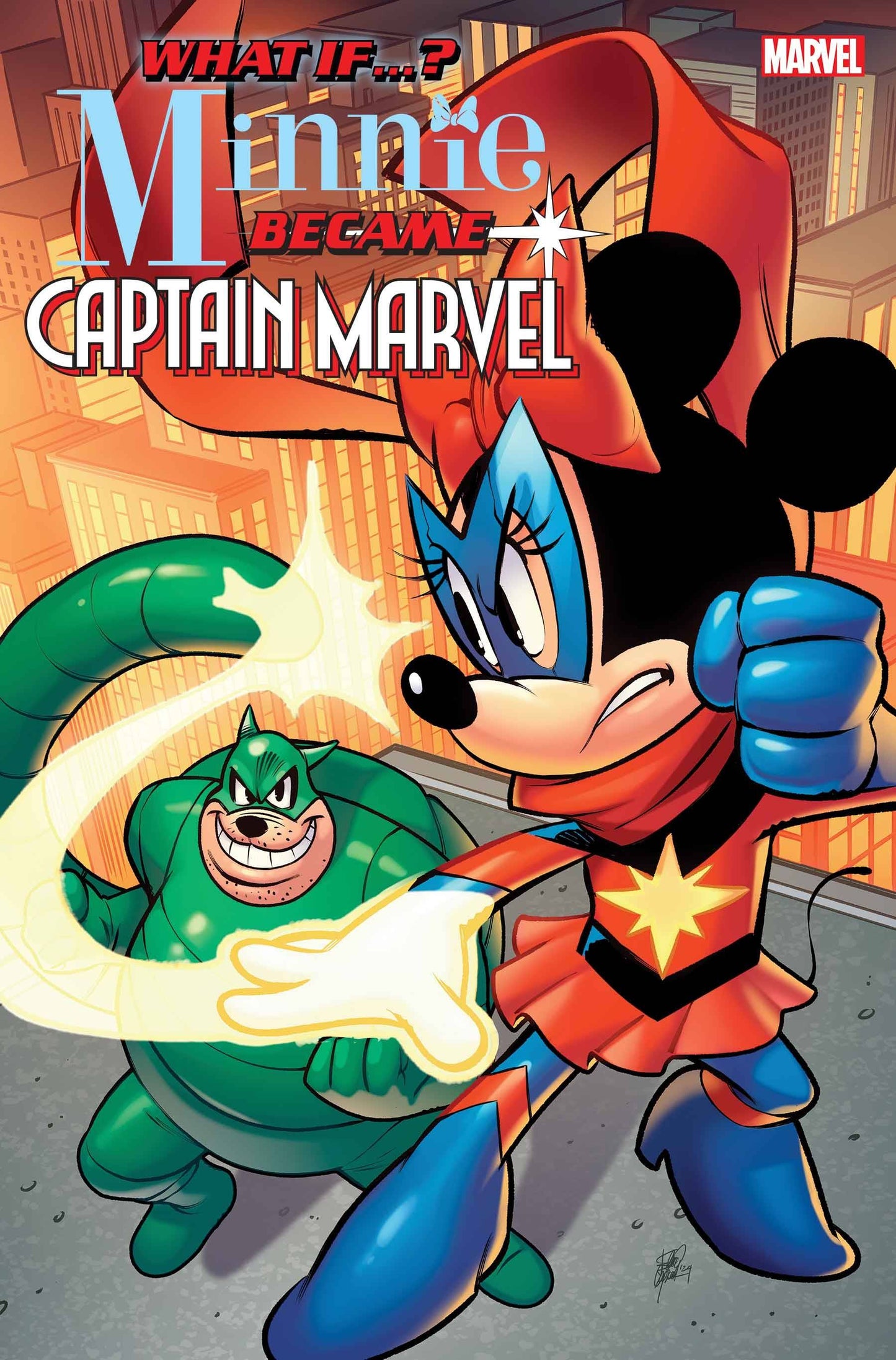 What If Minnie Became Captain Marvel #1 C Elena Casagrande Variant (11/20/2024) Marvel - Golden Apple Comics