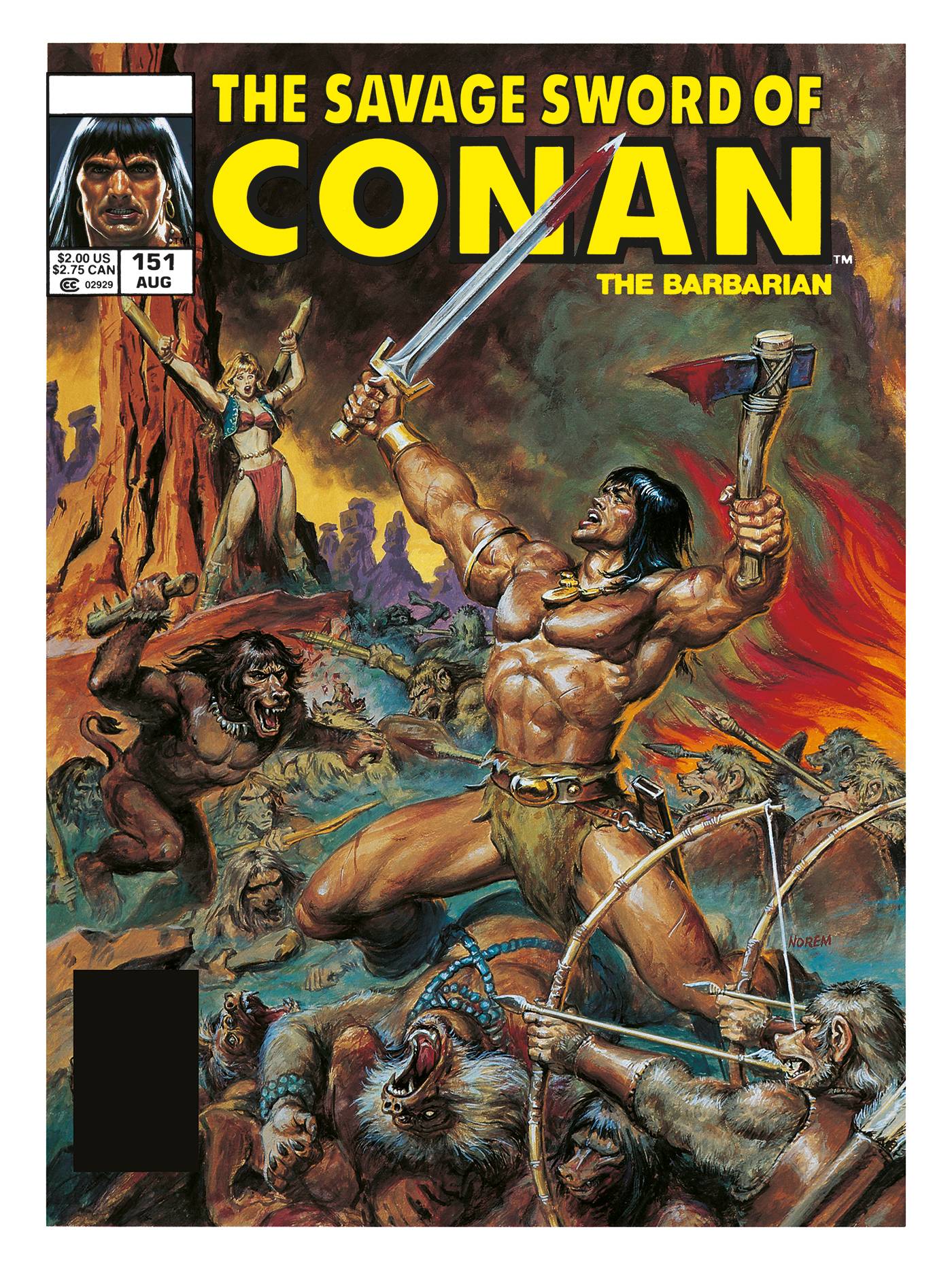 Savage Sword Of Conan Orig Omnibus Reg Gn Vol 11 (06/04/2025) Titan Comics