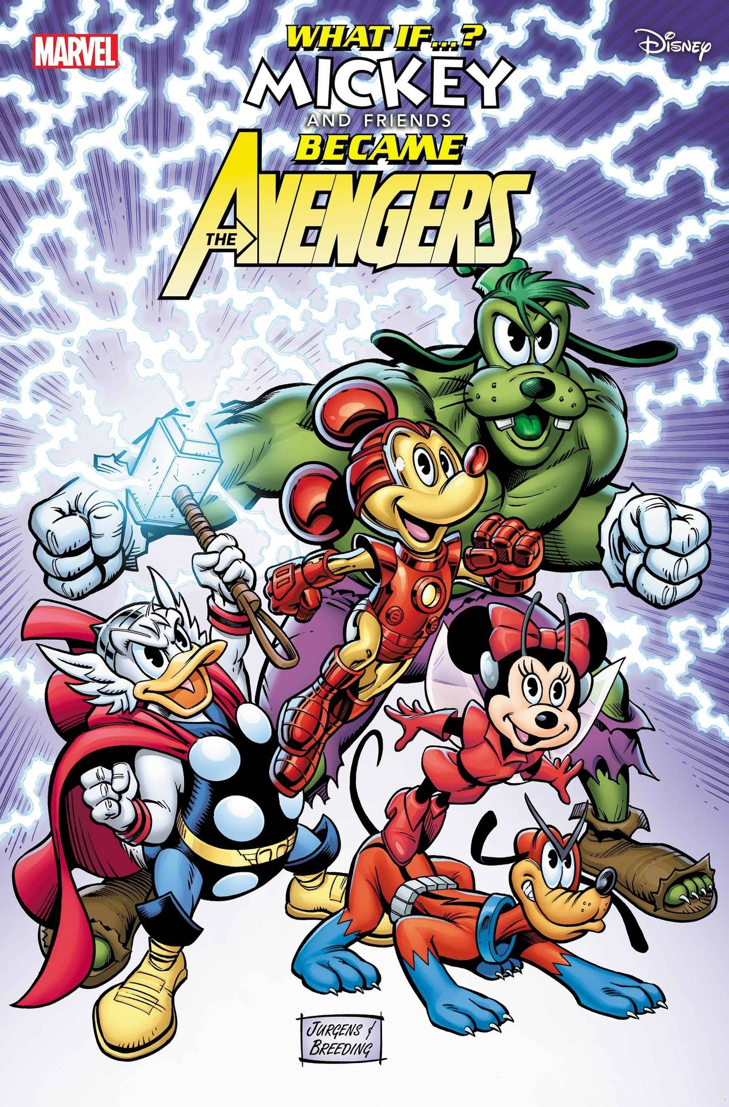 Marvel & Disney What If...? Mickey & Friends Became The Avengers #1 A1 Cover Set 7 1:50 1:100 (03/05/2025) Marvel