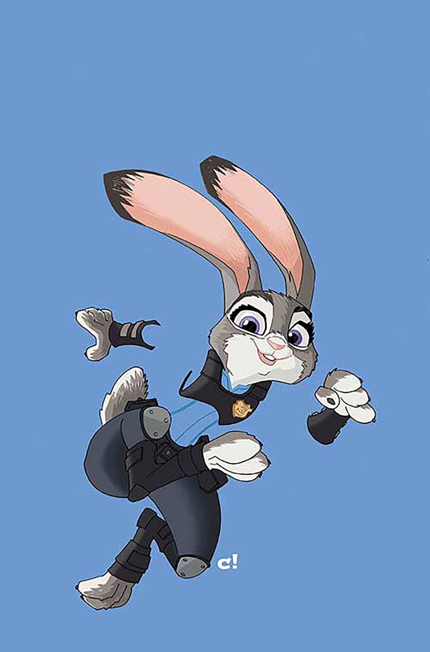 Zootopia #1 V 1:7 Foc Rousseau Virgin Foil Variant (01/08/2025) Dynamite - Golden Apple Comics